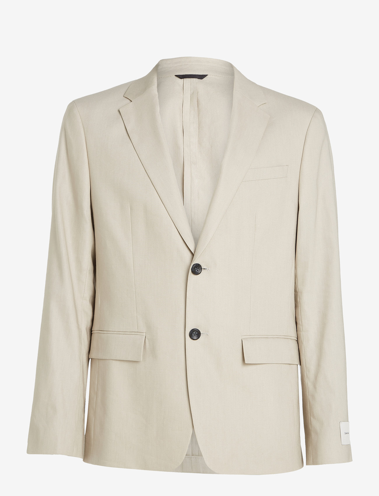 Calvin Klein - LINEN LYOCELL STRETCH BLAZER - einreiher - silver lining - 1