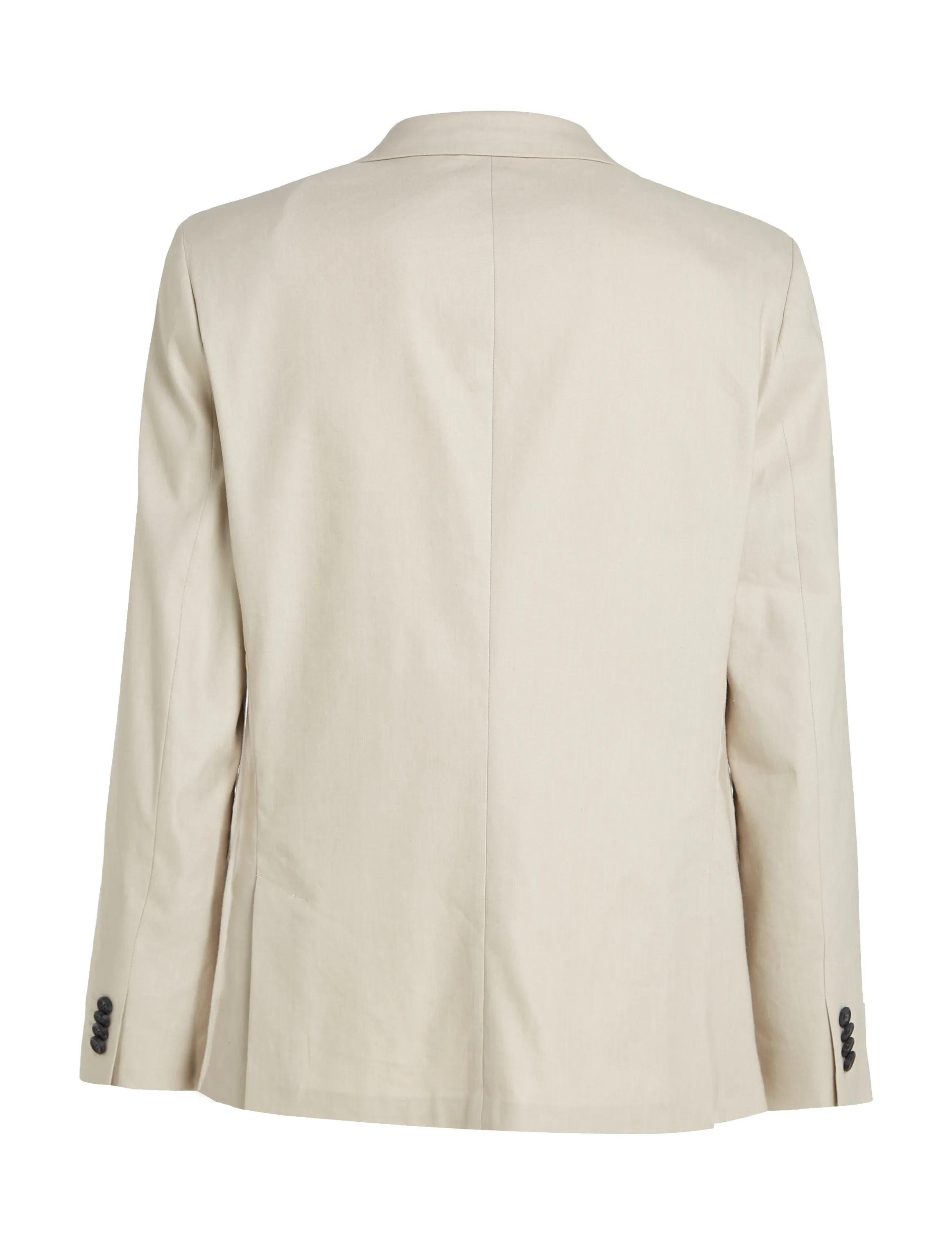 Calvin Klein - LINEN LYOCELL STRETCH BLAZER - silver lining - 4