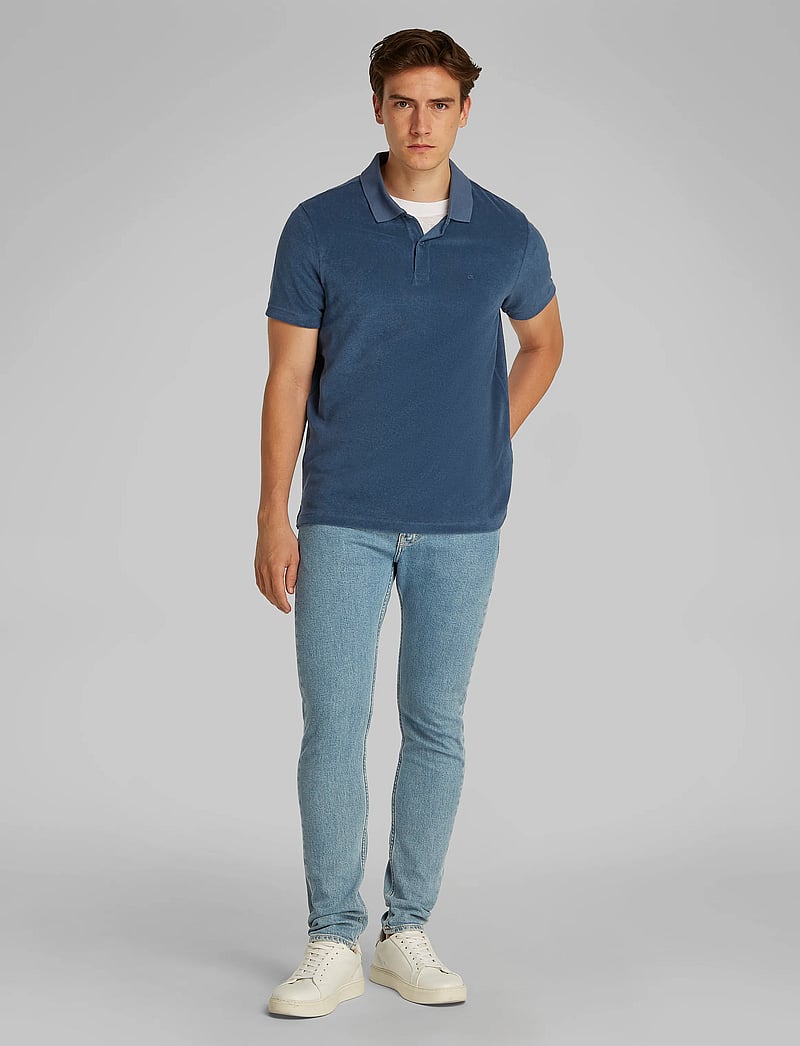 Calvin Klein - TOWELLING POLO - korte mouwen - key largo - 0