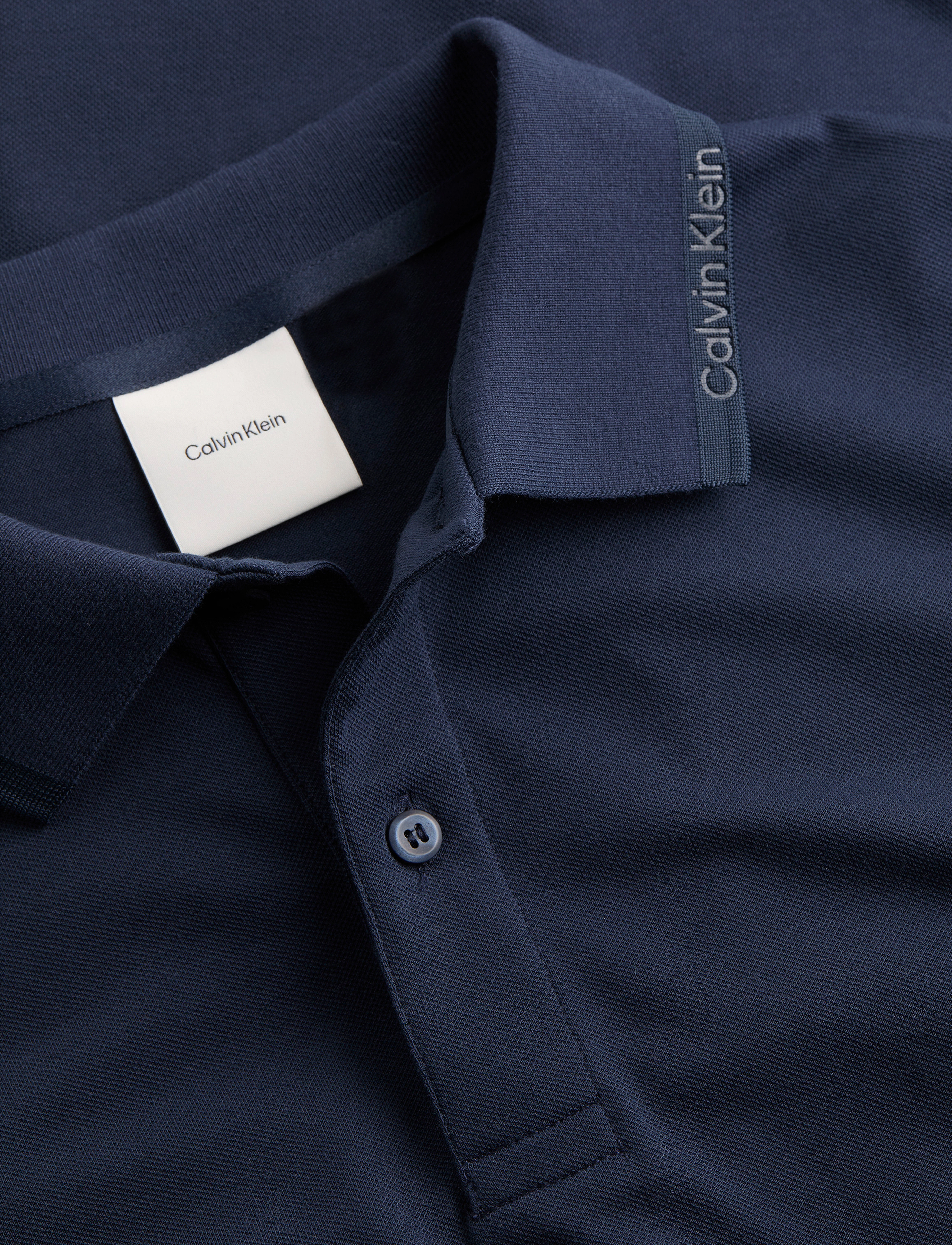 Calvin Klein - THERMO TECH PIQUE SLIM POLO - dark sapphire - 4