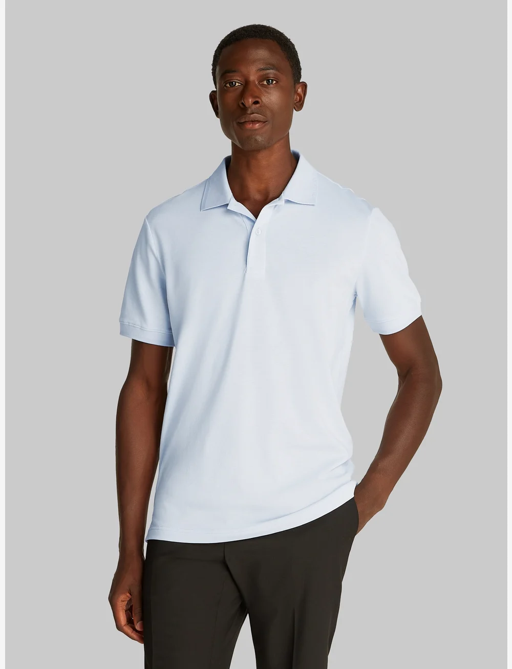 Calvin Klein - THERMO TECH PIQUE SLIM POLO - kurzärmelig - plein air - 0
