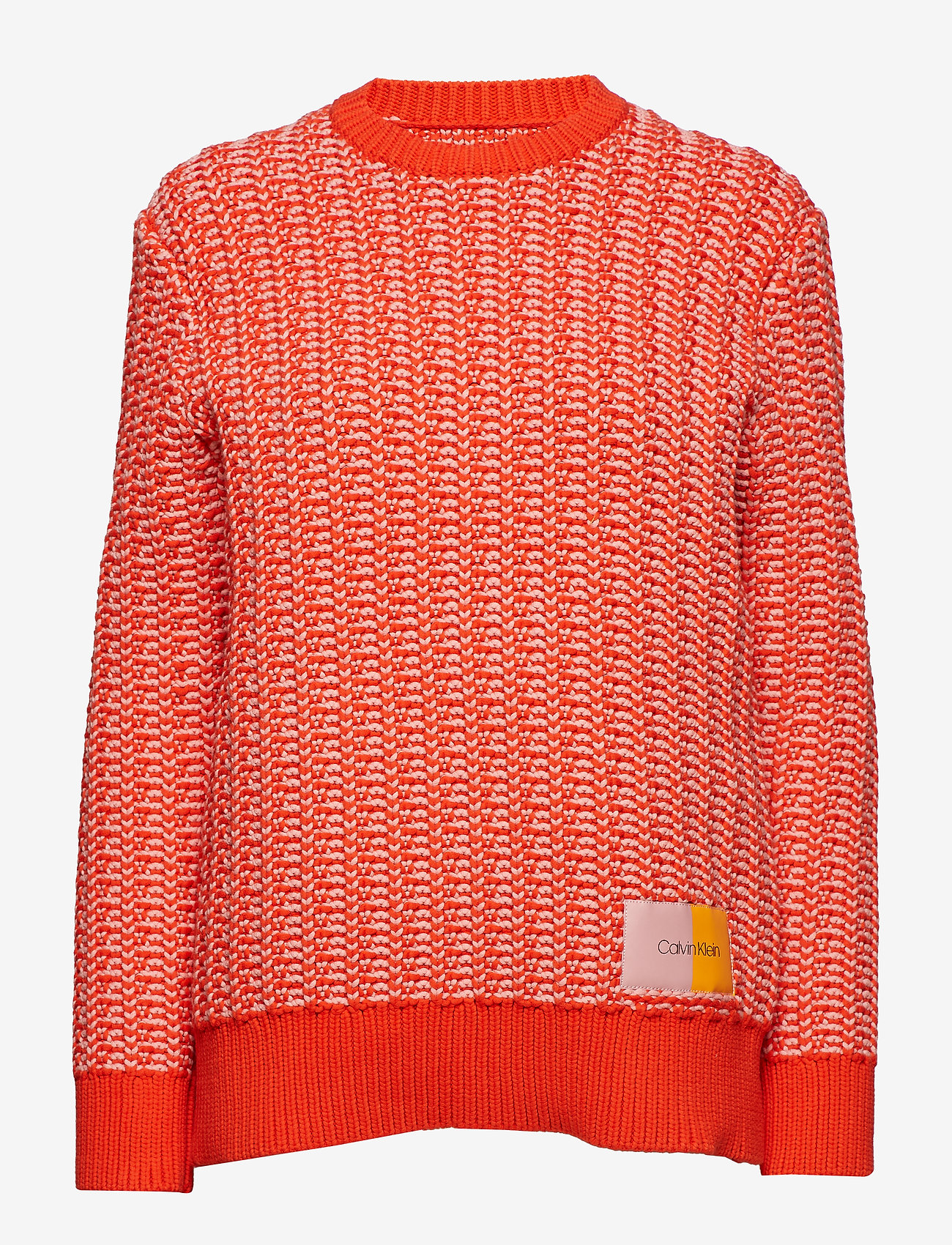 Calvin Klein - NOVELTY STITCH C-NK - acid orange / blush - 0