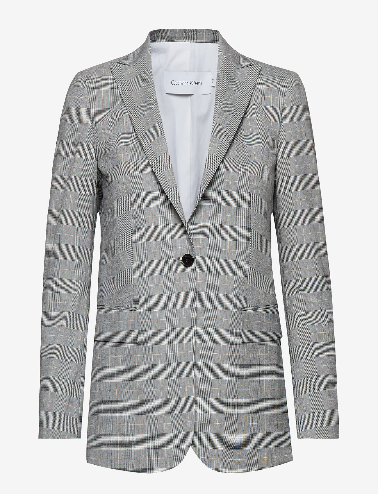 Calvin Klein - GLENCHECK SINGLE BTTN BLAZER - glencheck - 0