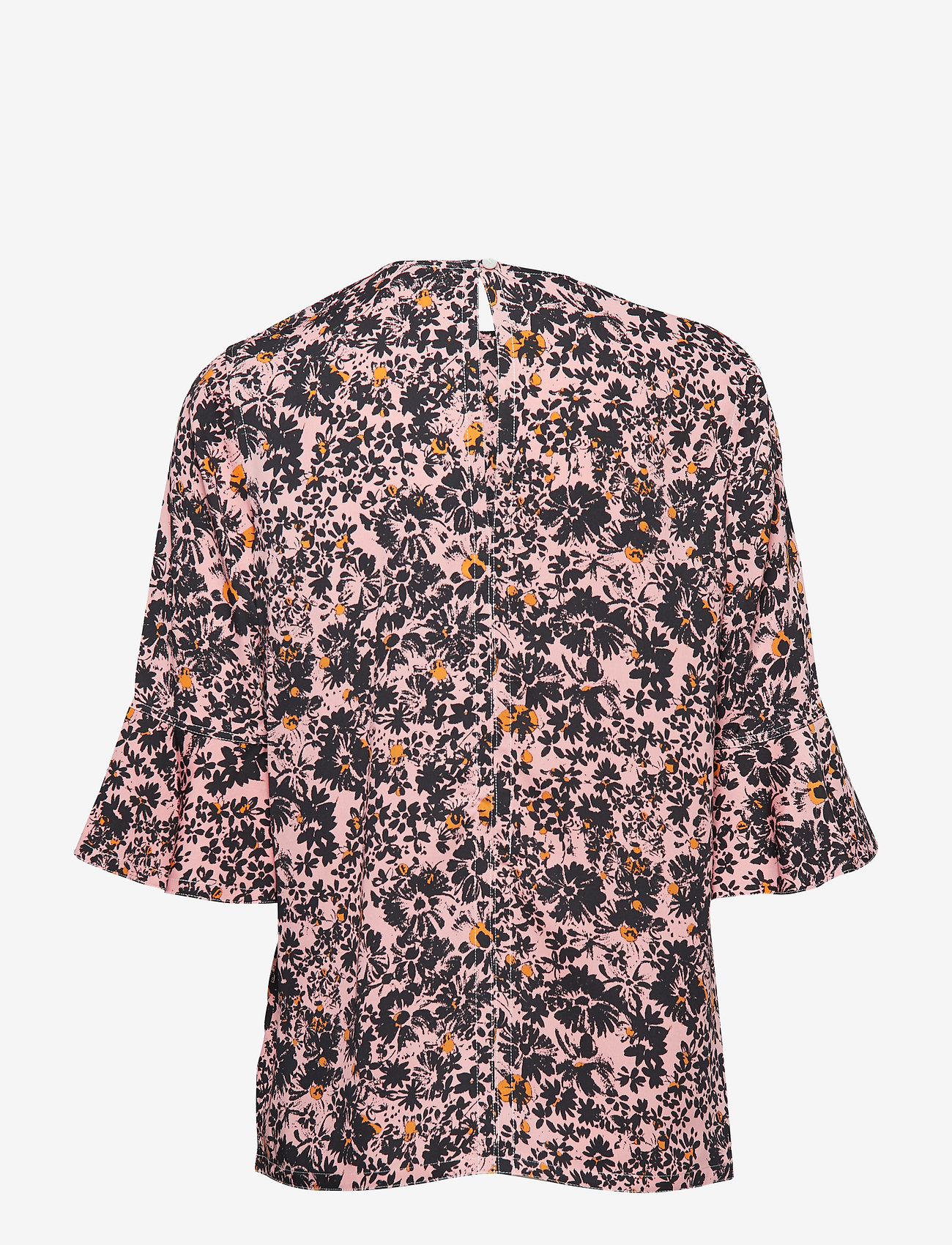 Calvin Klein - PRT PEPLUM SLV BLOUS - blush floral large - 1