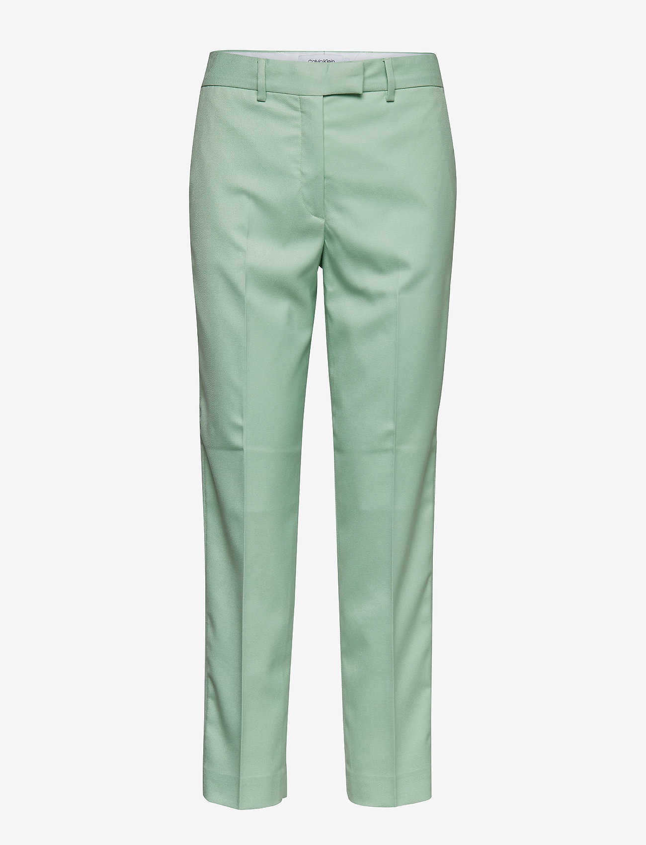 Calvin Klein - STP DETAIL PASTEL CIGARETTE PANT - mint green - 0