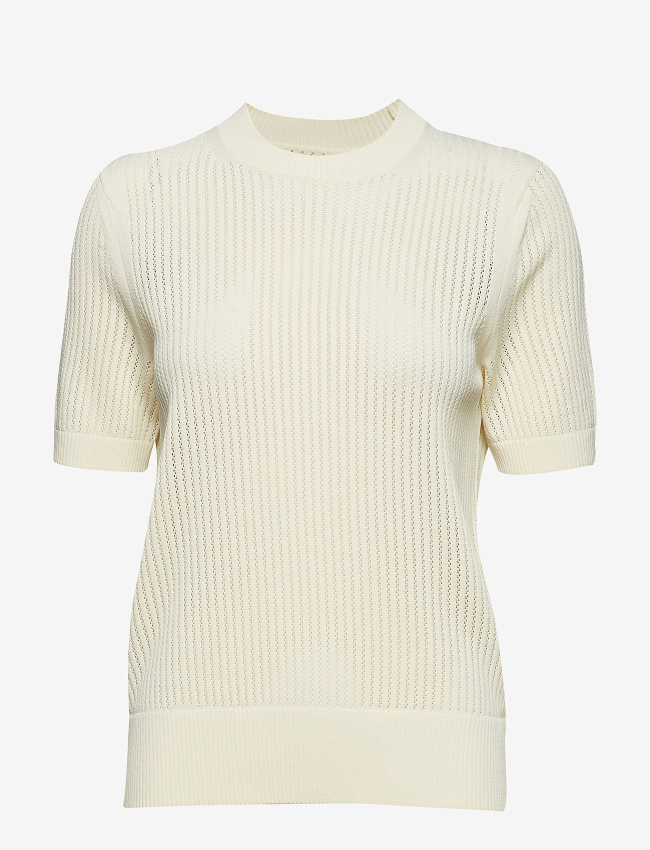 MICRO LACE SOLID C-NK SWTR - CALICO