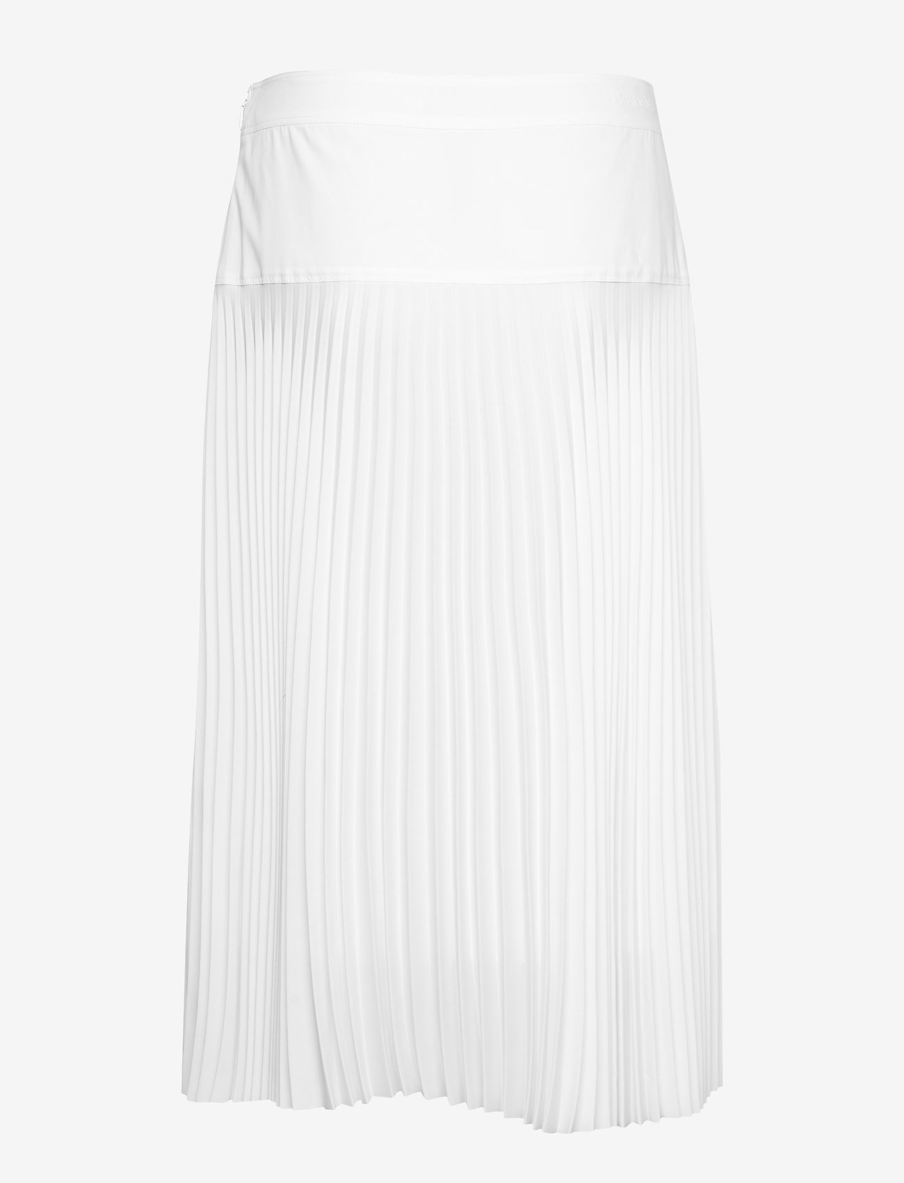 Calvin Klein - PLEATED MIDI SKIRT, - bright white - 1