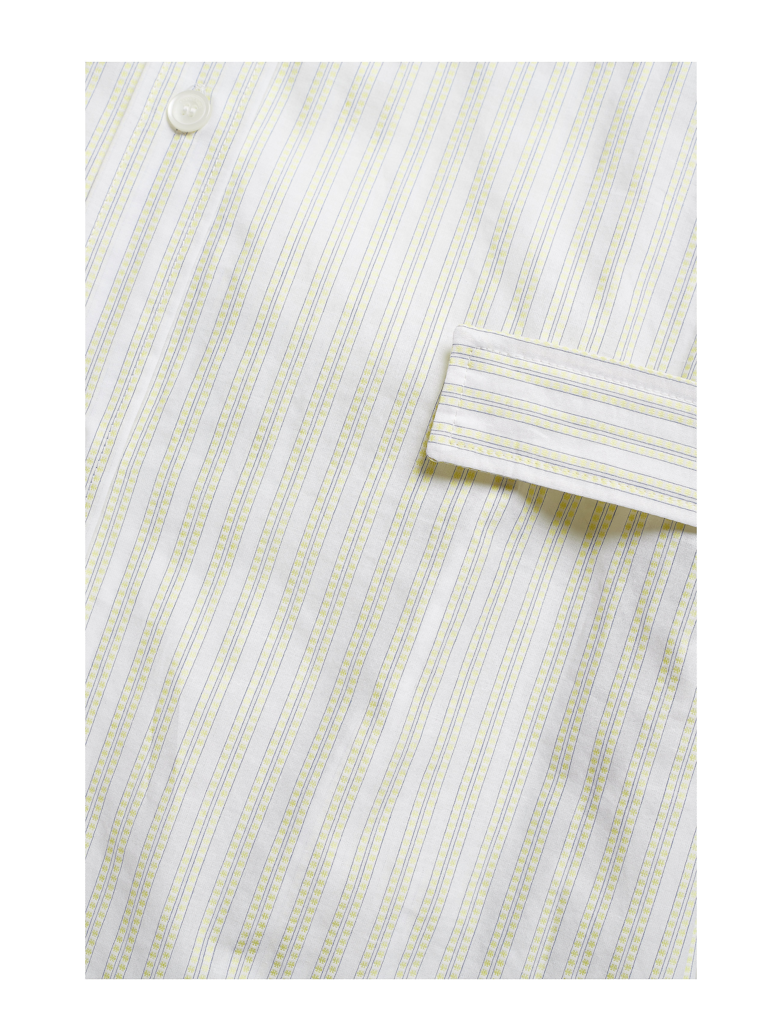 Calvin Klein - STP BELT DETAIL SHIRT DRESS NS - white / lemonade stripe - 3