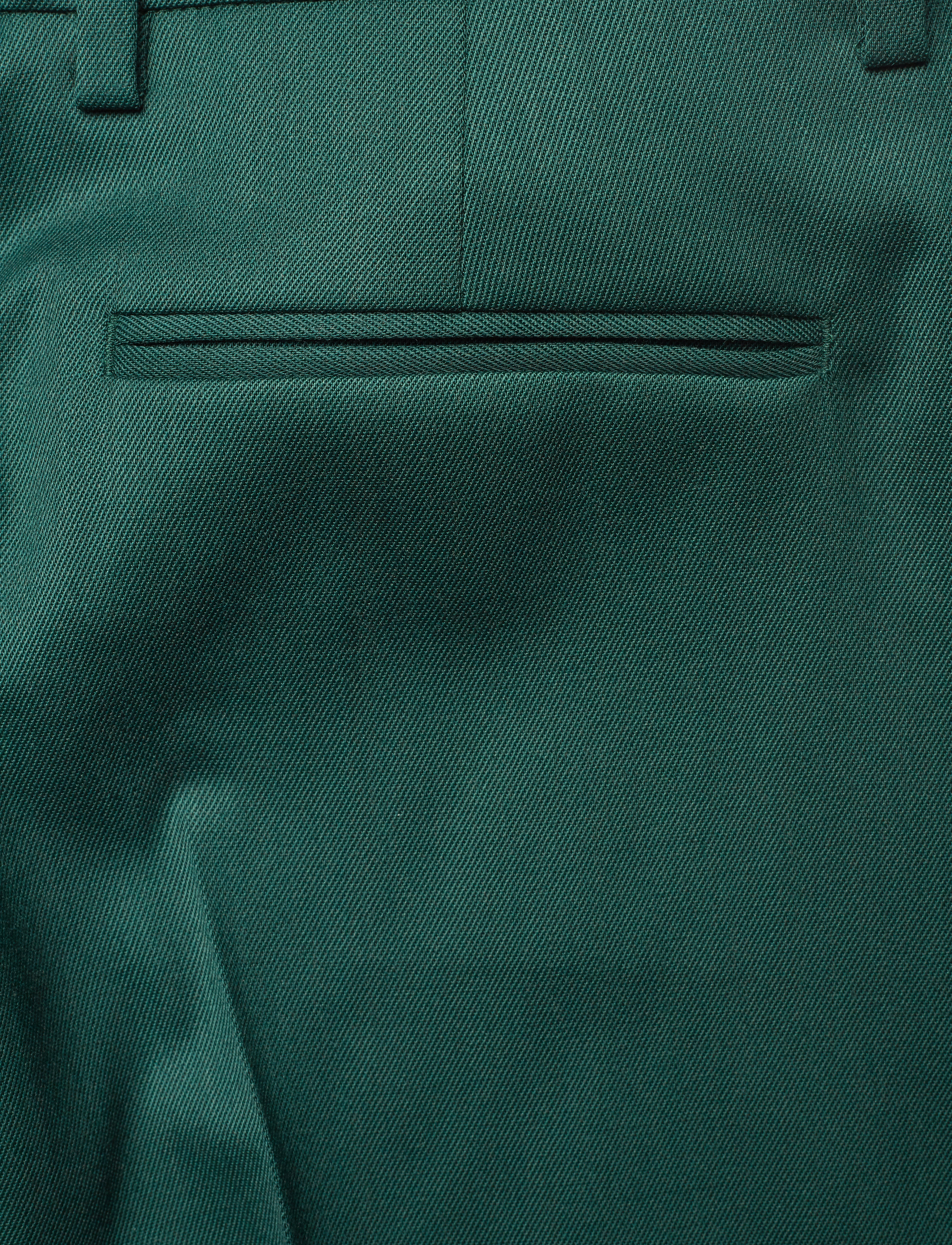 Calvin Klein - WOOL TWILL WIDE LEG - ck pine - 4
