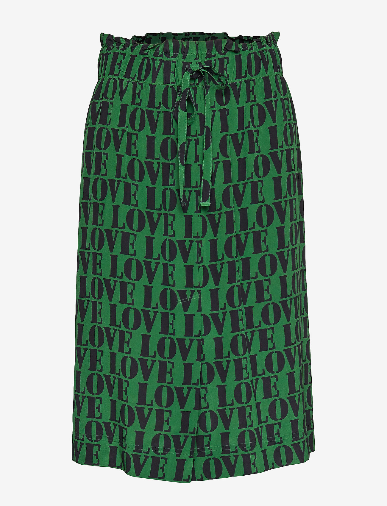 Calvin Klein - PRT LOVE SILK TIE SK - love print - bright pine + bla - 0