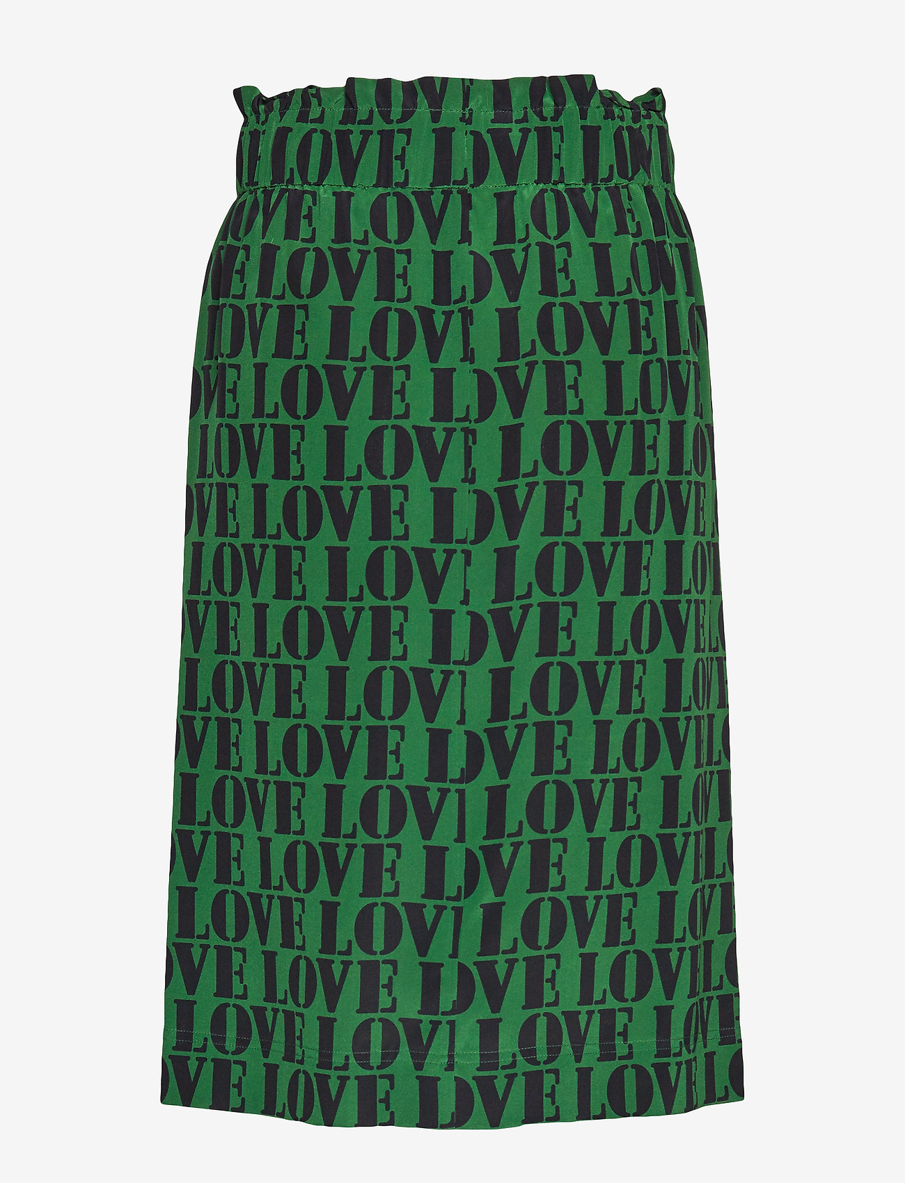 Calvin Klein - PRT LOVE SILK TIE SK - love print - bright pine + bla - 1