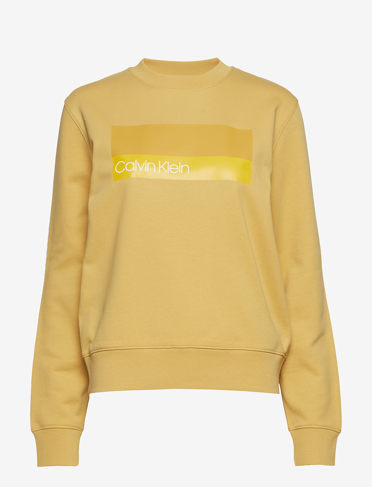 Calvin Klein - DUO LOGO PRT SWEATSH - sauterne - 0
