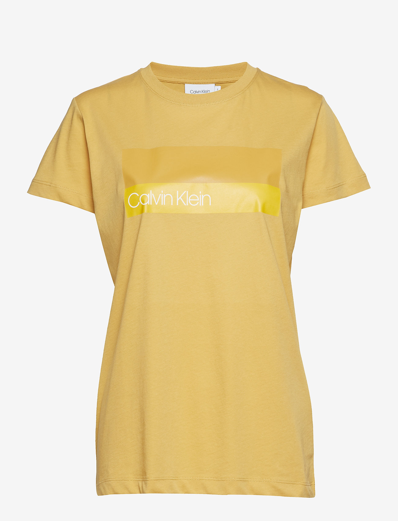 Calvin Klein - DUO LOGO PRT T-SHIRT - sauterne - 0