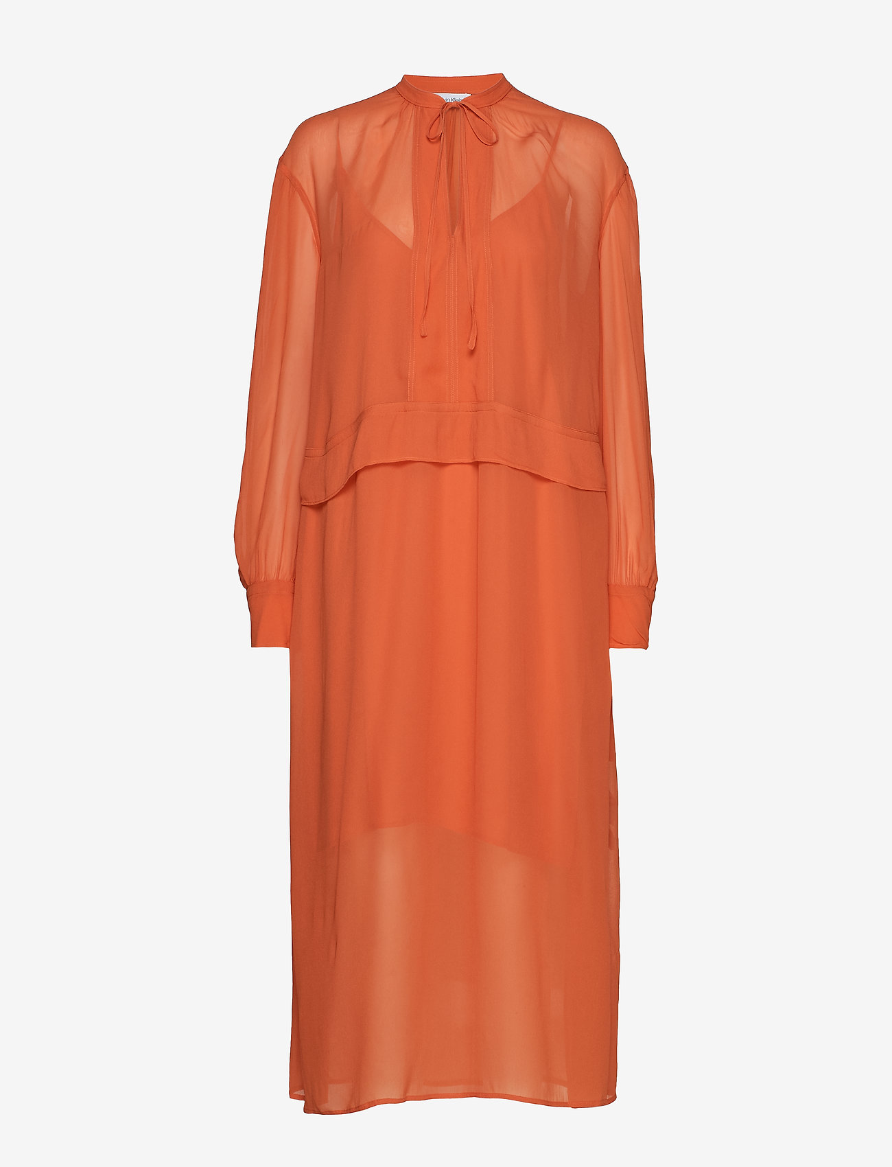 Calvin Klein - GEORGETTE PIONEER DR - midi kjoler - autumn glaze - 0