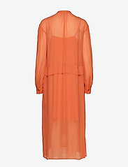 Calvin Klein - GEORGETTE PIONEER DR - midi dresses - autumn glaze - 1