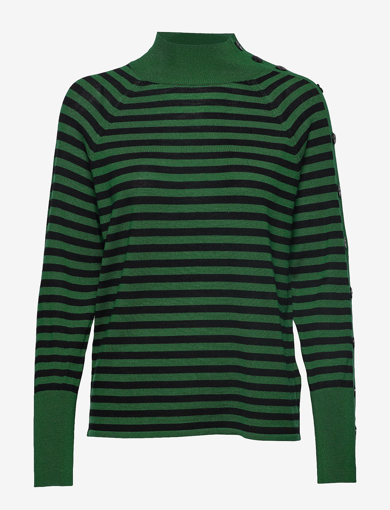 Calvin Klein - EXTRAFINE WOOL STP S - ck bright pine / calvin black - 0