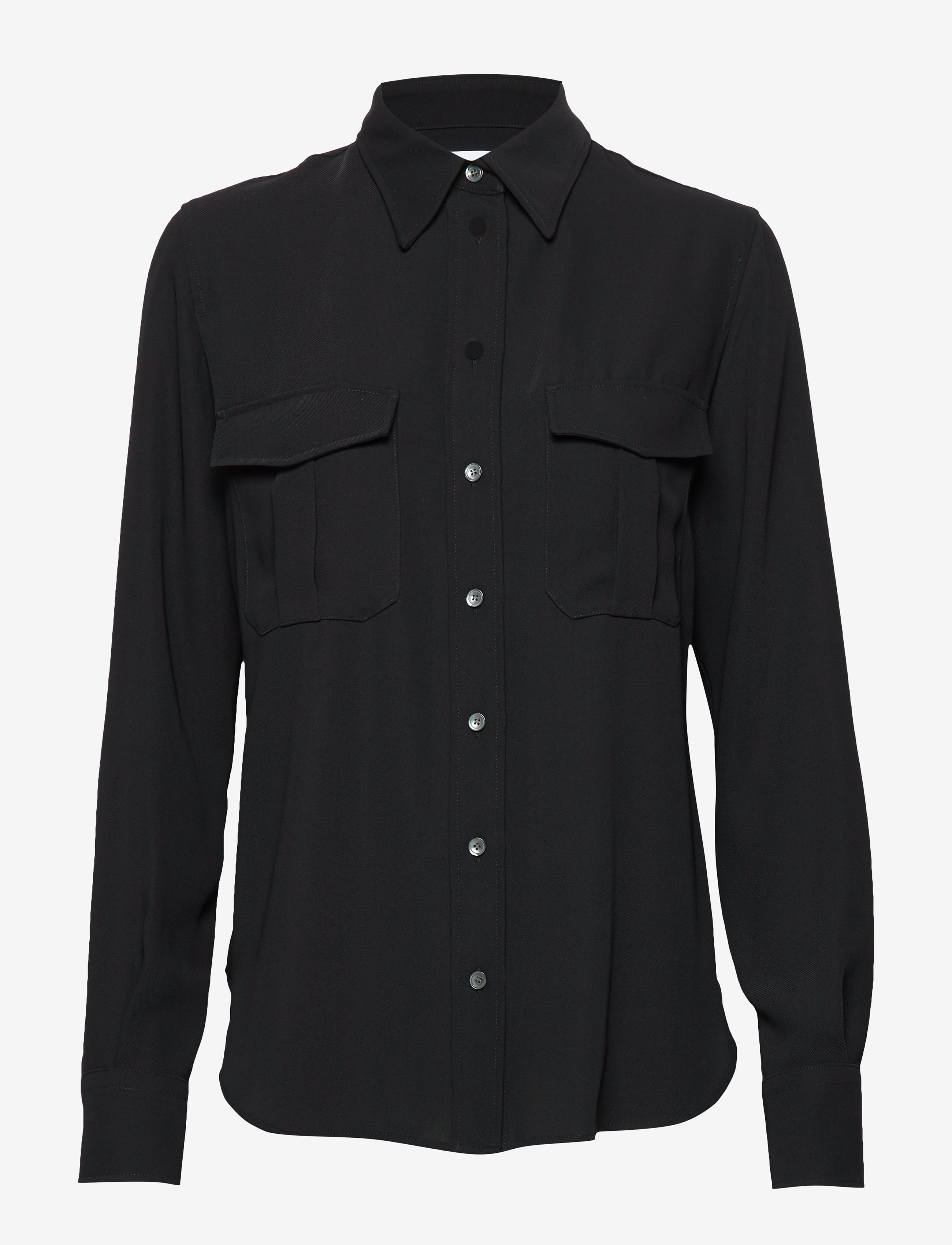 Calvin Klein - SMOOTH TWILL POLICE PKT SHIRT - calvin black - 0