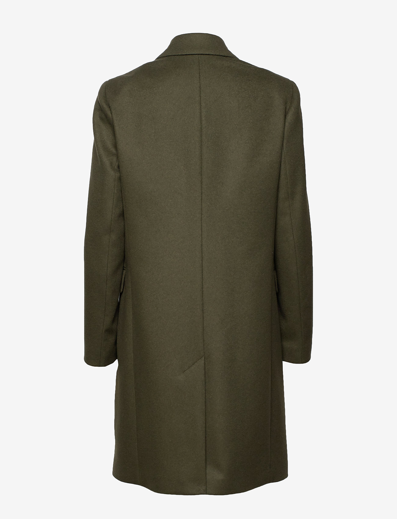 Calvin Klein - DOUBLE BREASTED CASHMERE CROMBIE - military olive - 1