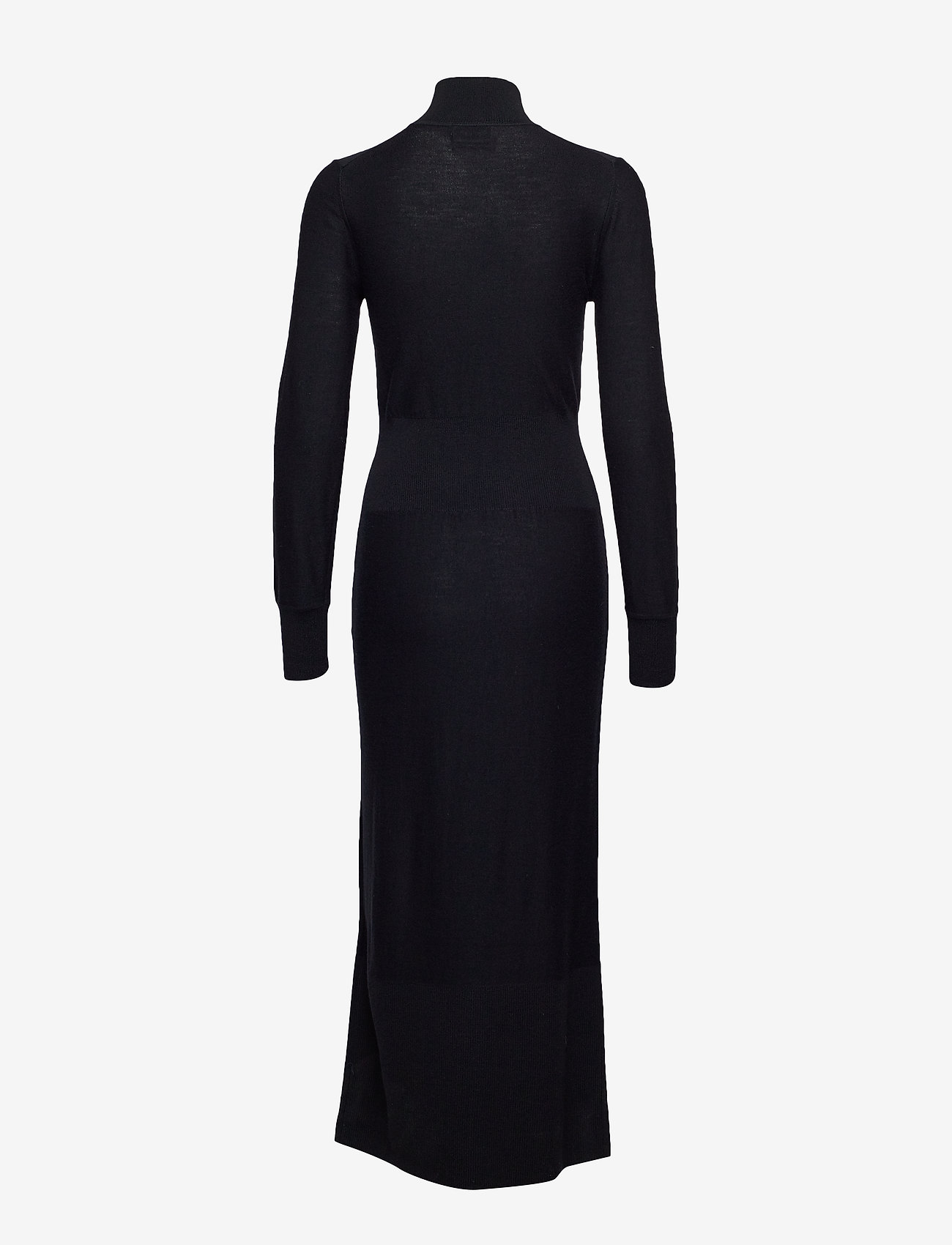 Calvin Klein - SUPERFINE WOOL COLUMN DRESS - calvin black - 1