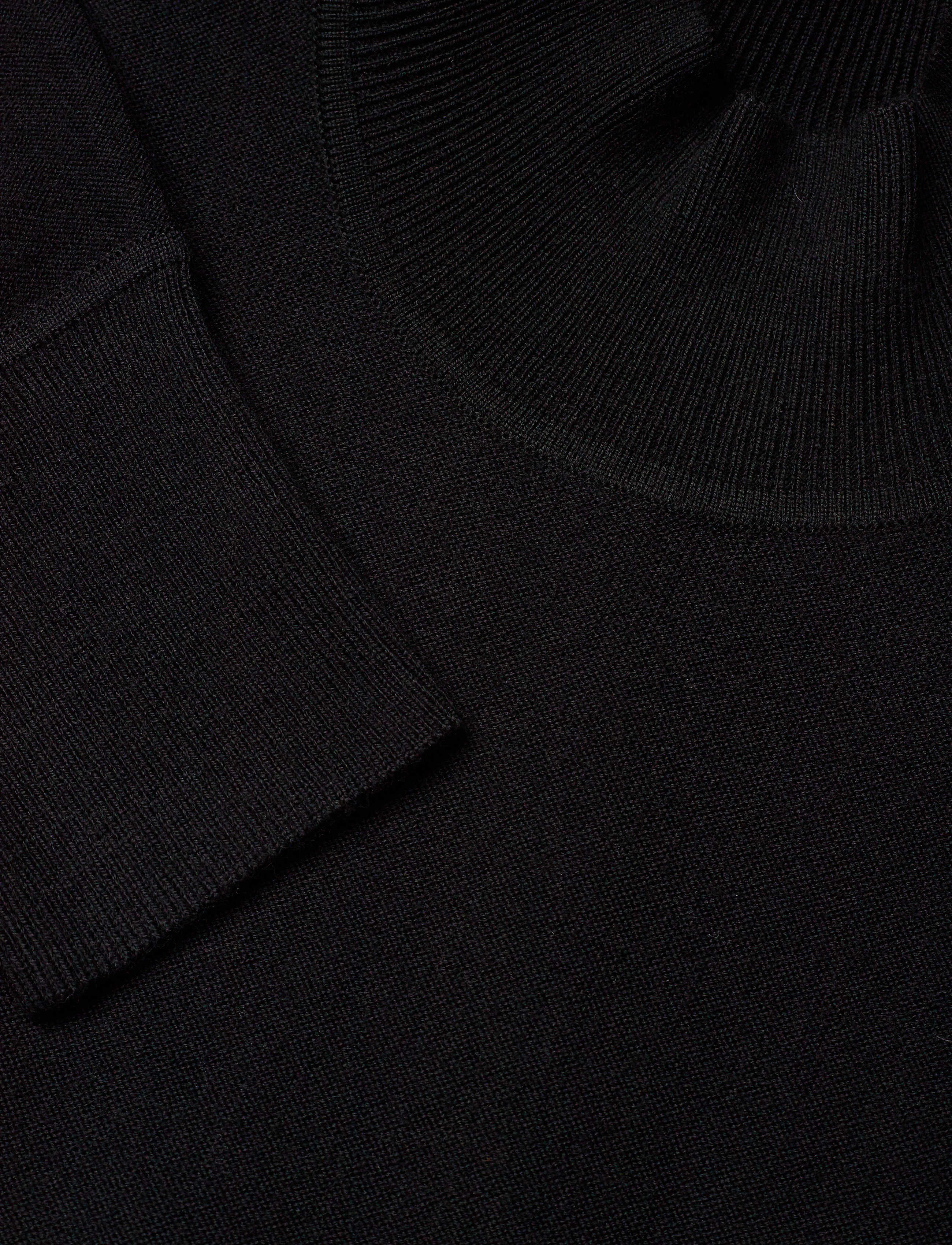 Calvin Klein - SUPERFINE WOOL COLUMN DRESS - calvin black - 2