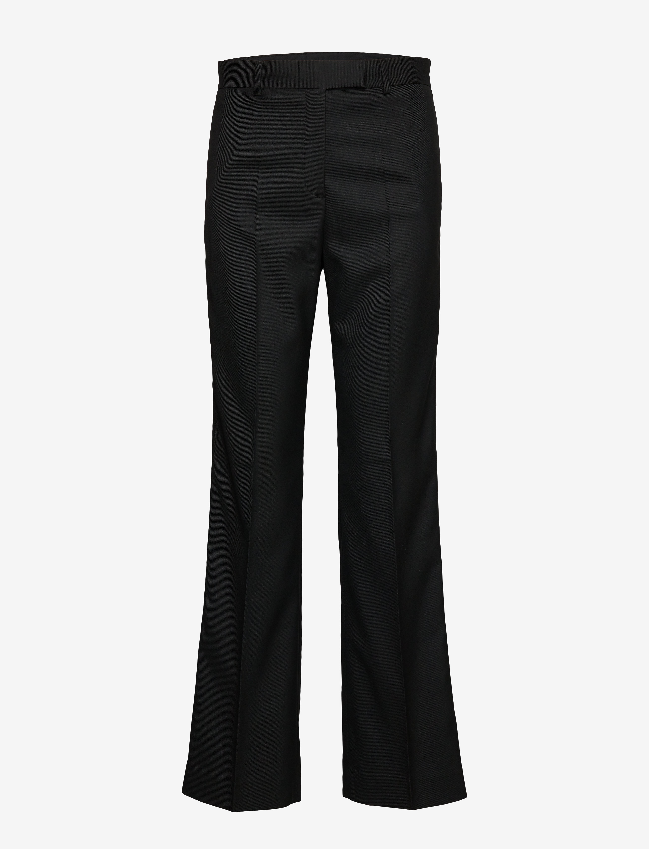 Calvin Klein - FINE TWILL WIDE LEG PANT - calvin black - 0