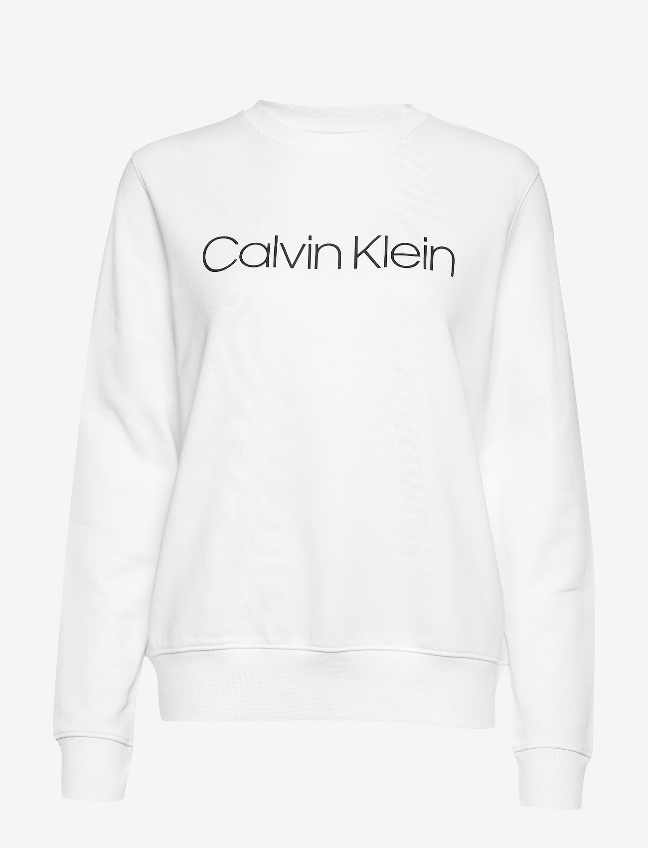 Calvin Klein - CORE LOGO PRT SWEATSHIRT - calvin white - 0