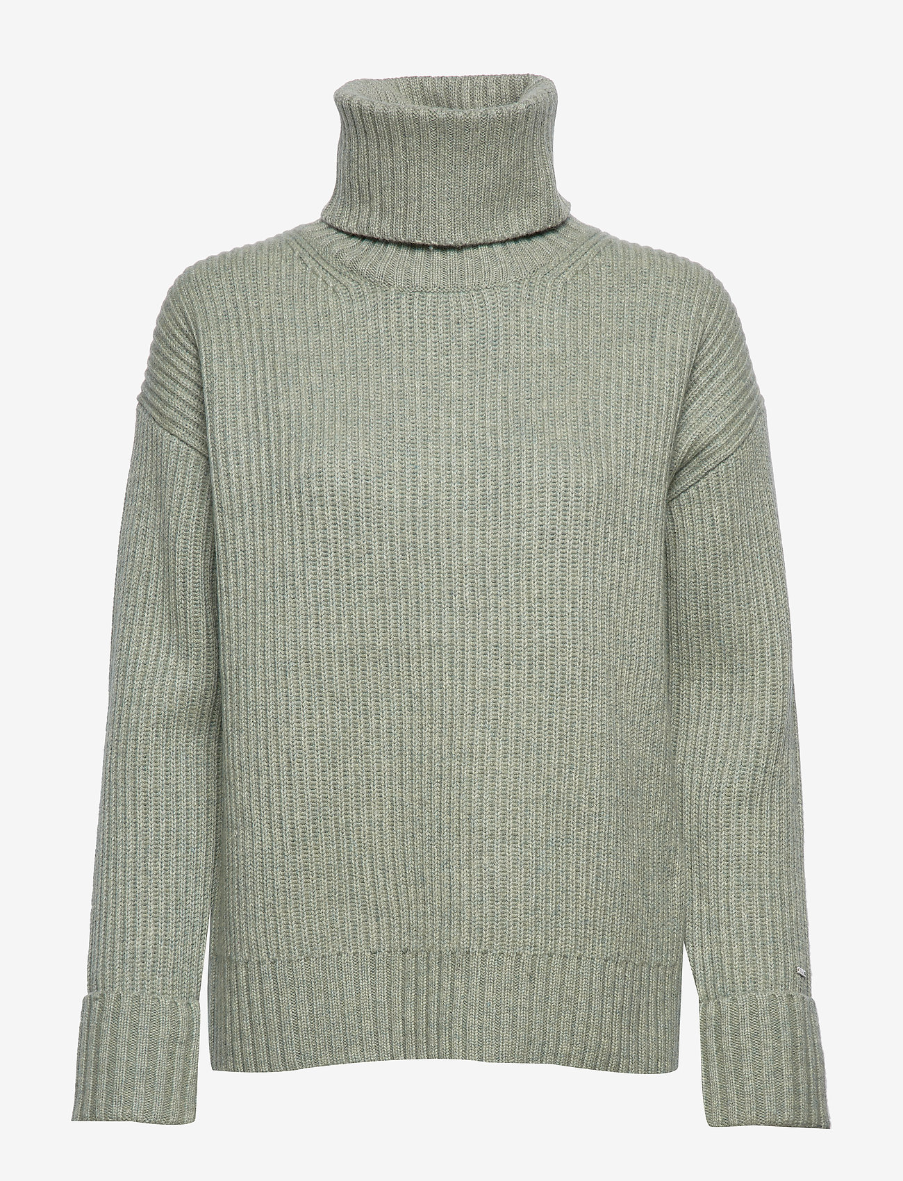 LS TURTLE NECK SWEATER - SEAGRASS