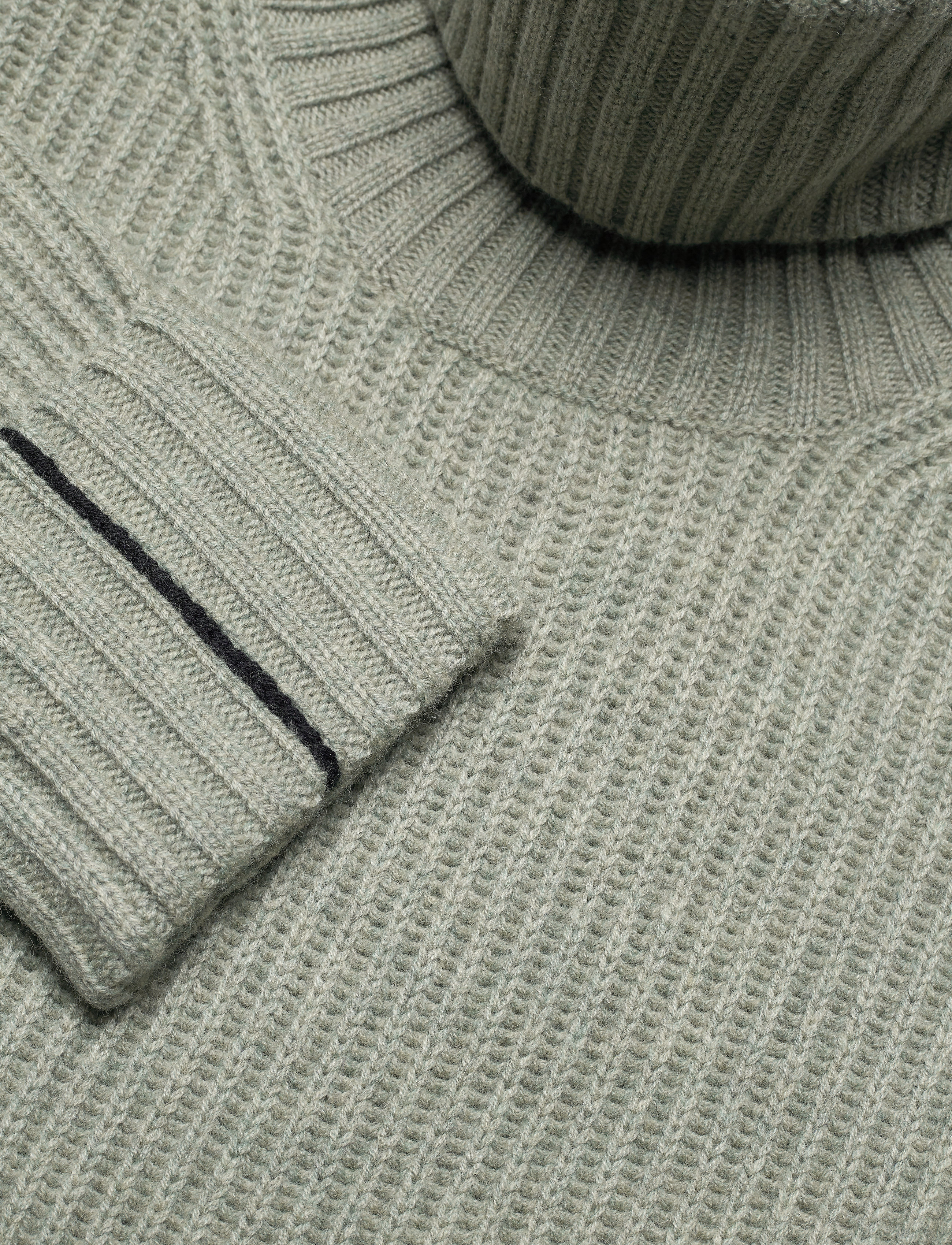 Calvin Klein - LS TURTLE NECK SWEATER - seagrass - 2