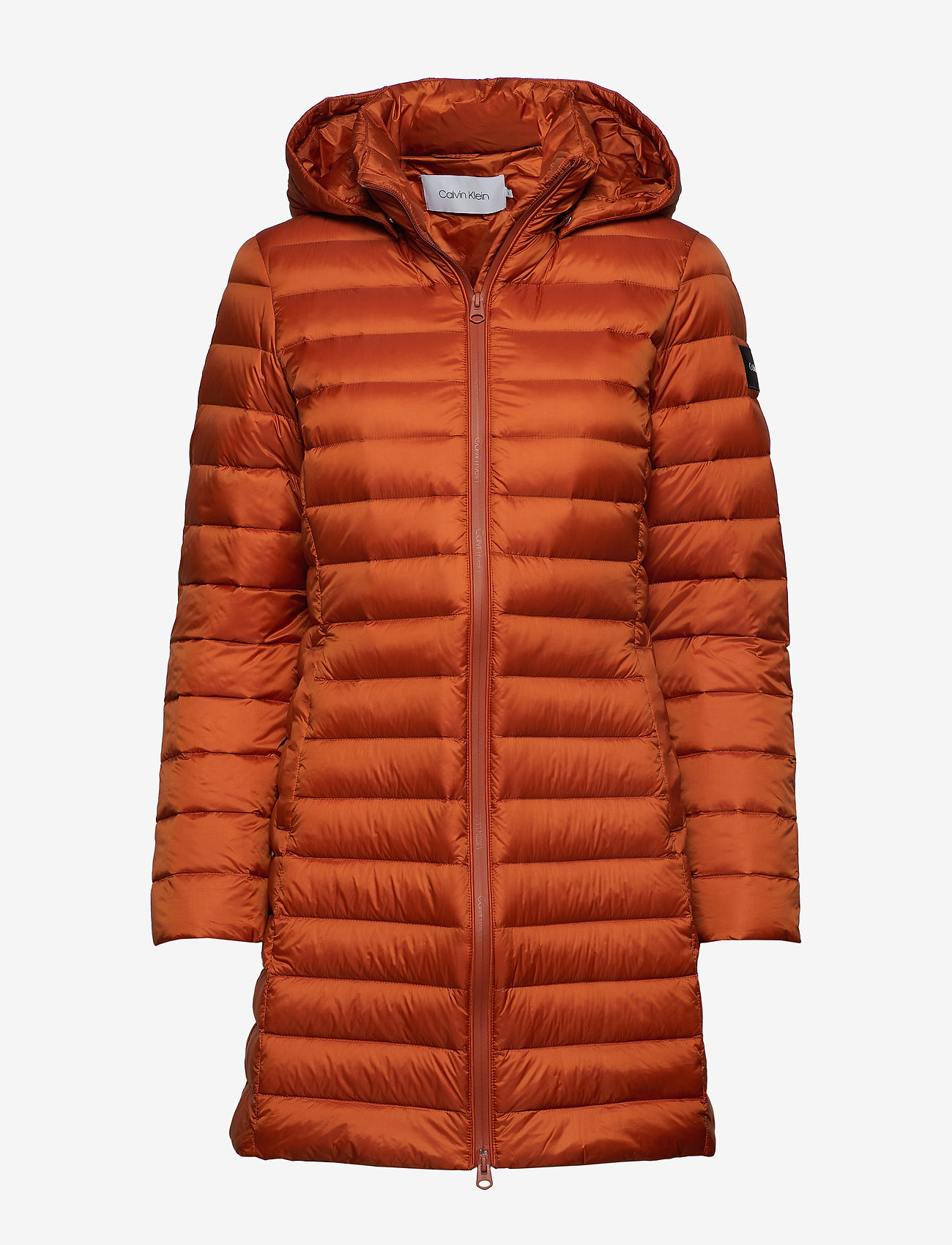 Calvin Klein - COATED ZIP LIGHT DOW - ginger bread 18-1244 - 0