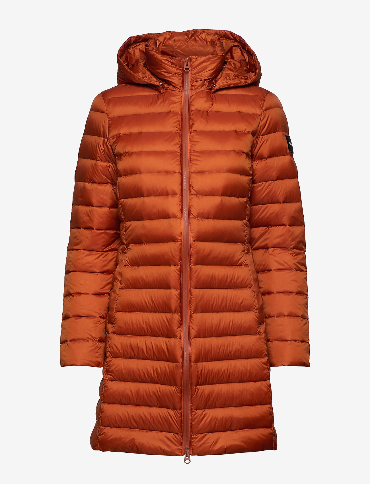 Calvin Klein - COATED ZIP LIGHT DOW - ginger bread 18-1244 - 1