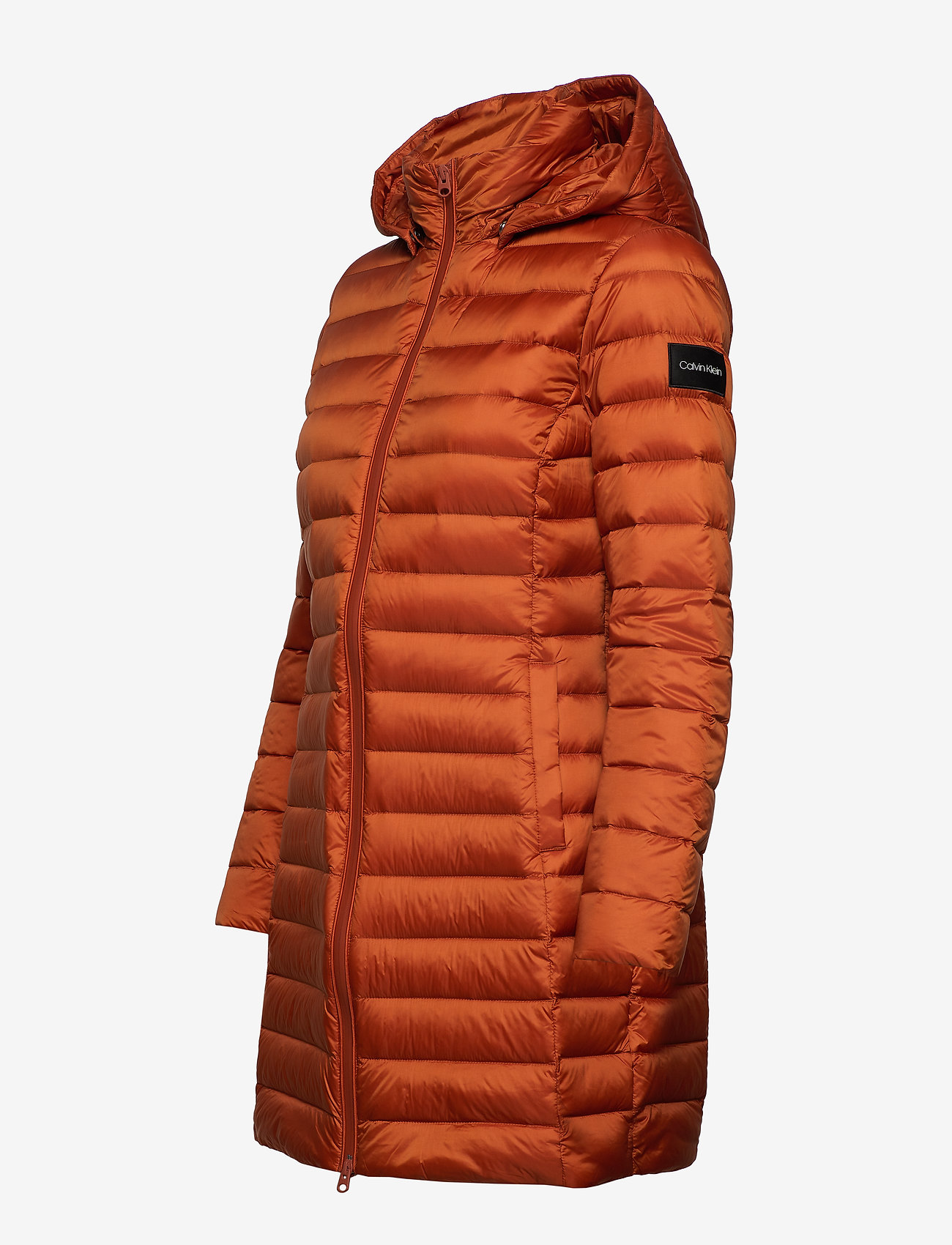 Calvin Klein - COATED ZIP LIGHT DOW - ginger bread 18-1244 - 5