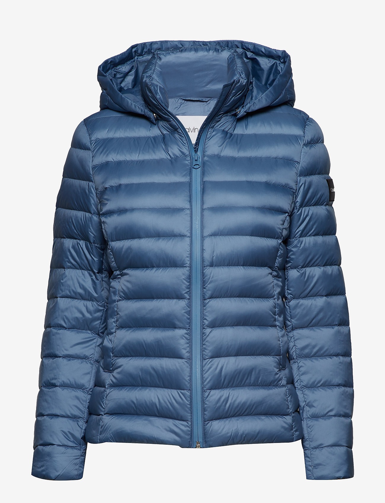 COATED ZIP LIGHT DOW - CORONET BLUE