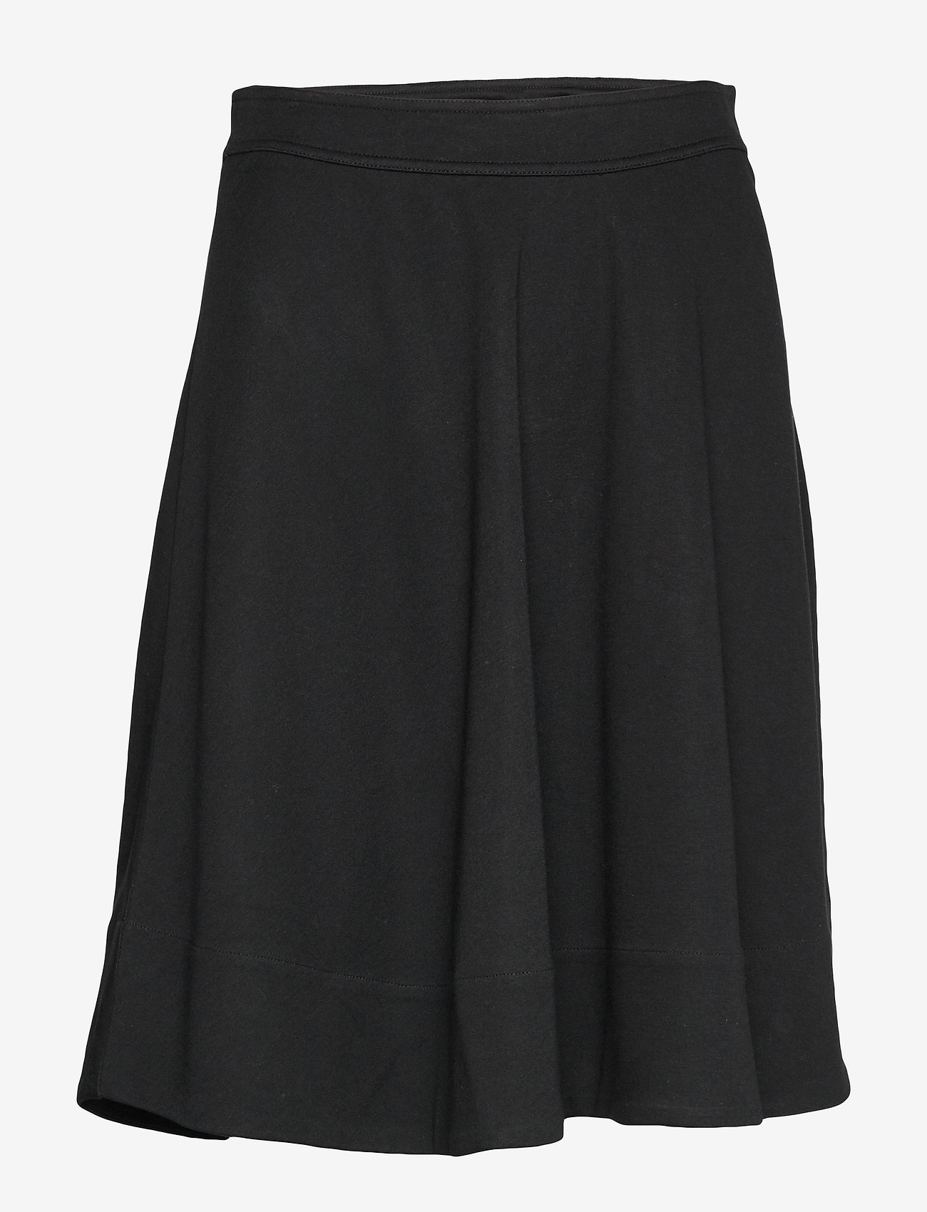 JERSEY HALF CIRCLE SKIRT - CALVIN BLACK
