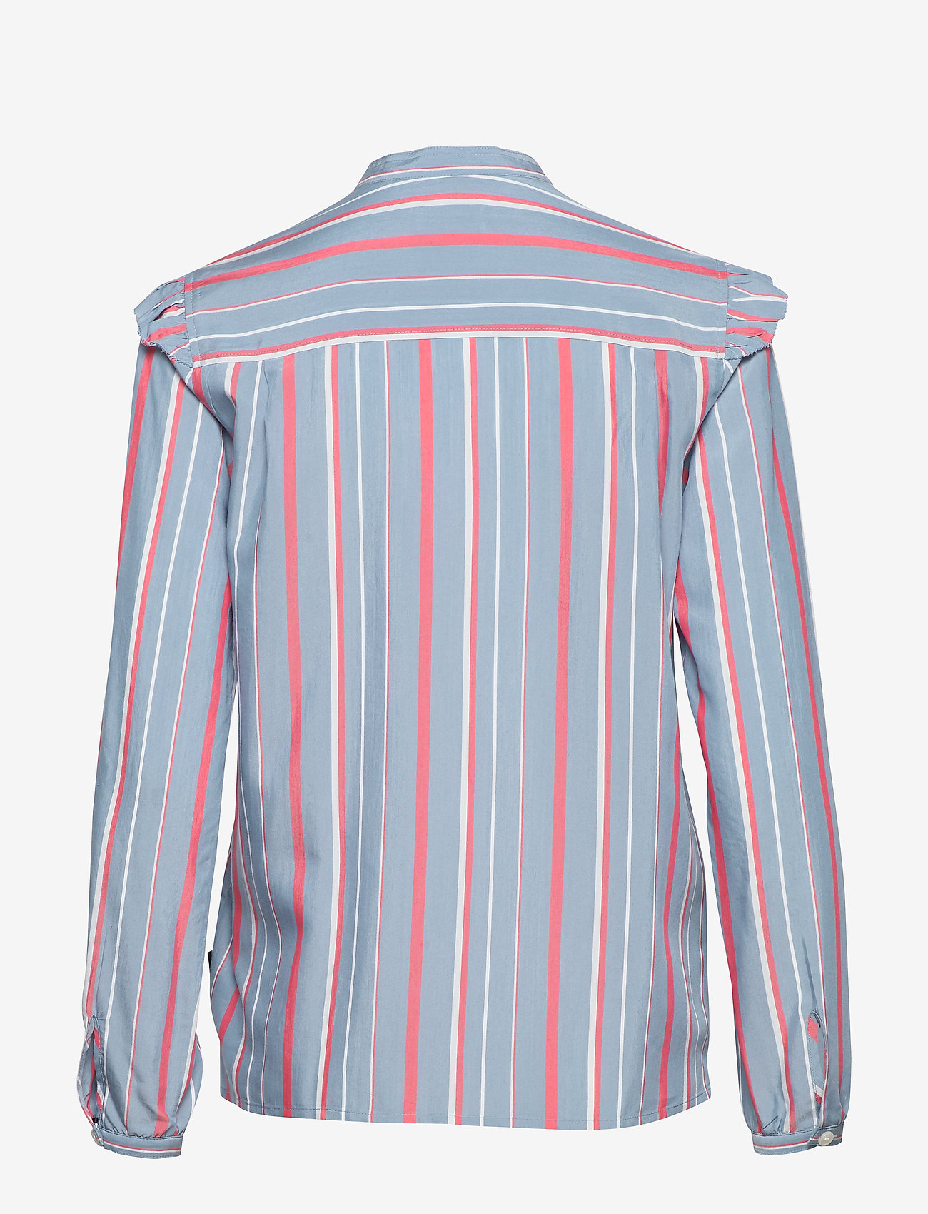 Calvin Klein - LS BOLD STRIPE FRILL - bold stripe - blue heaven / pi - 1