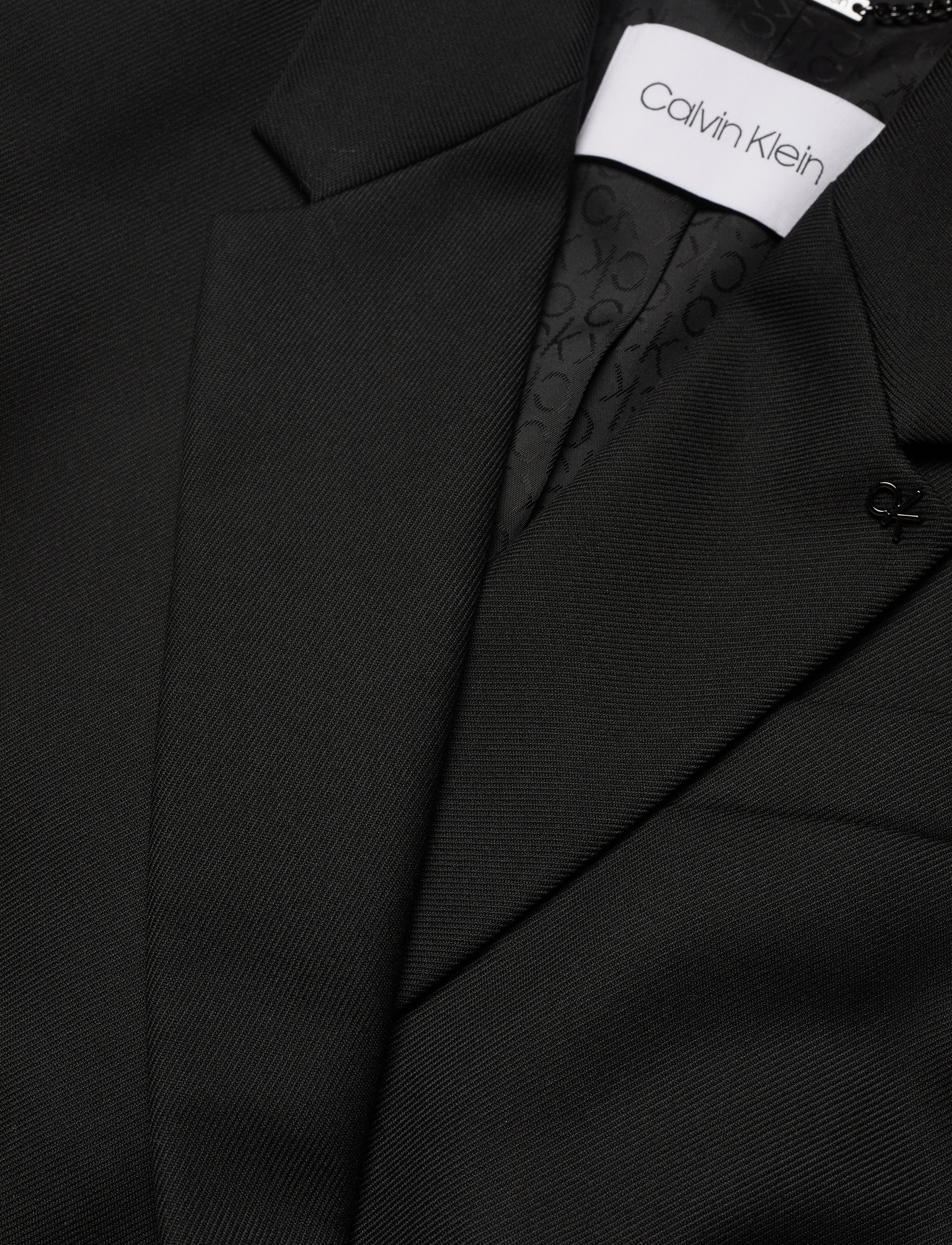 Calvin Klein - FINE TWILL DB BLAZER - ck black - 2