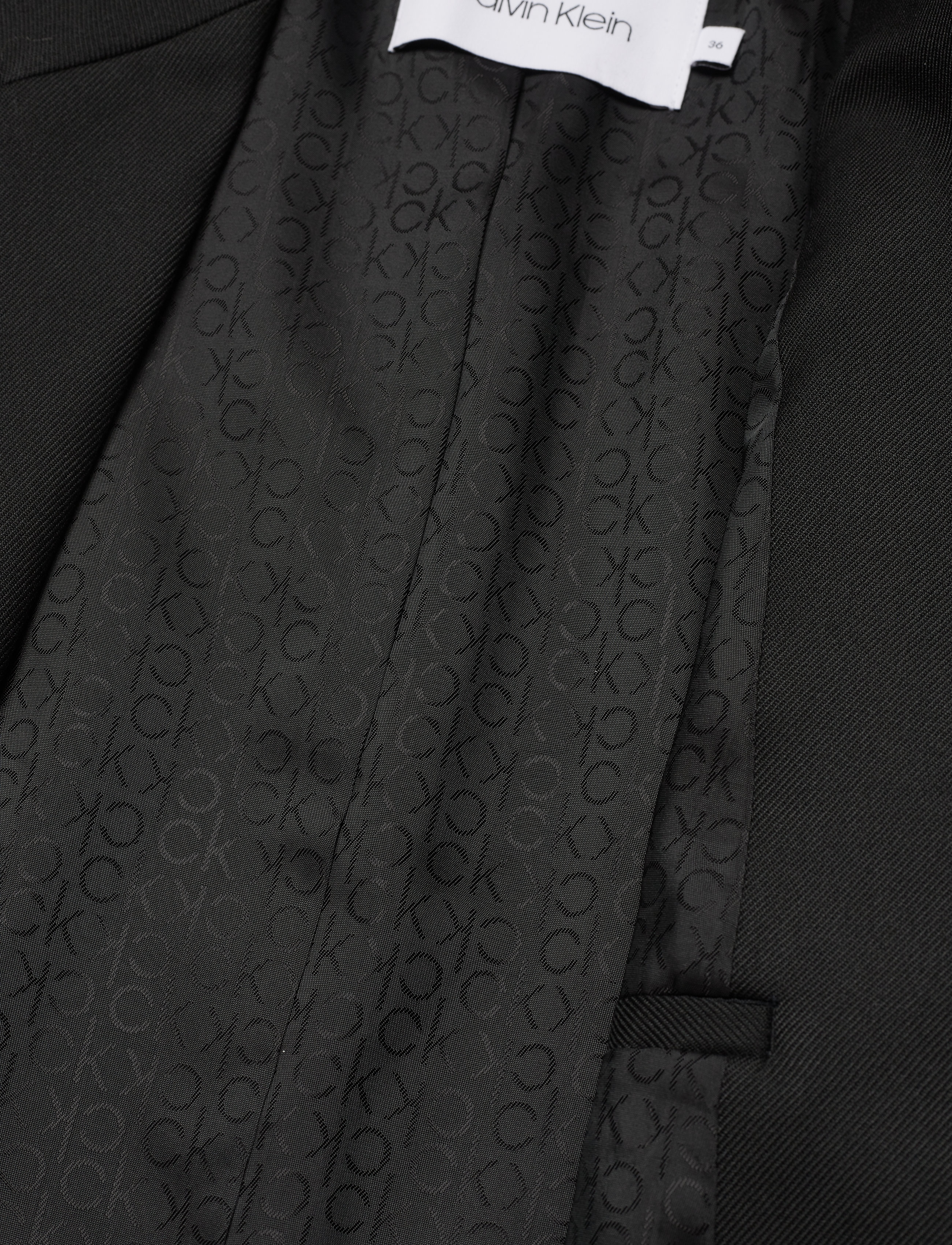 Calvin Klein - FINE TWILL DB BLAZER - ck black - 4
