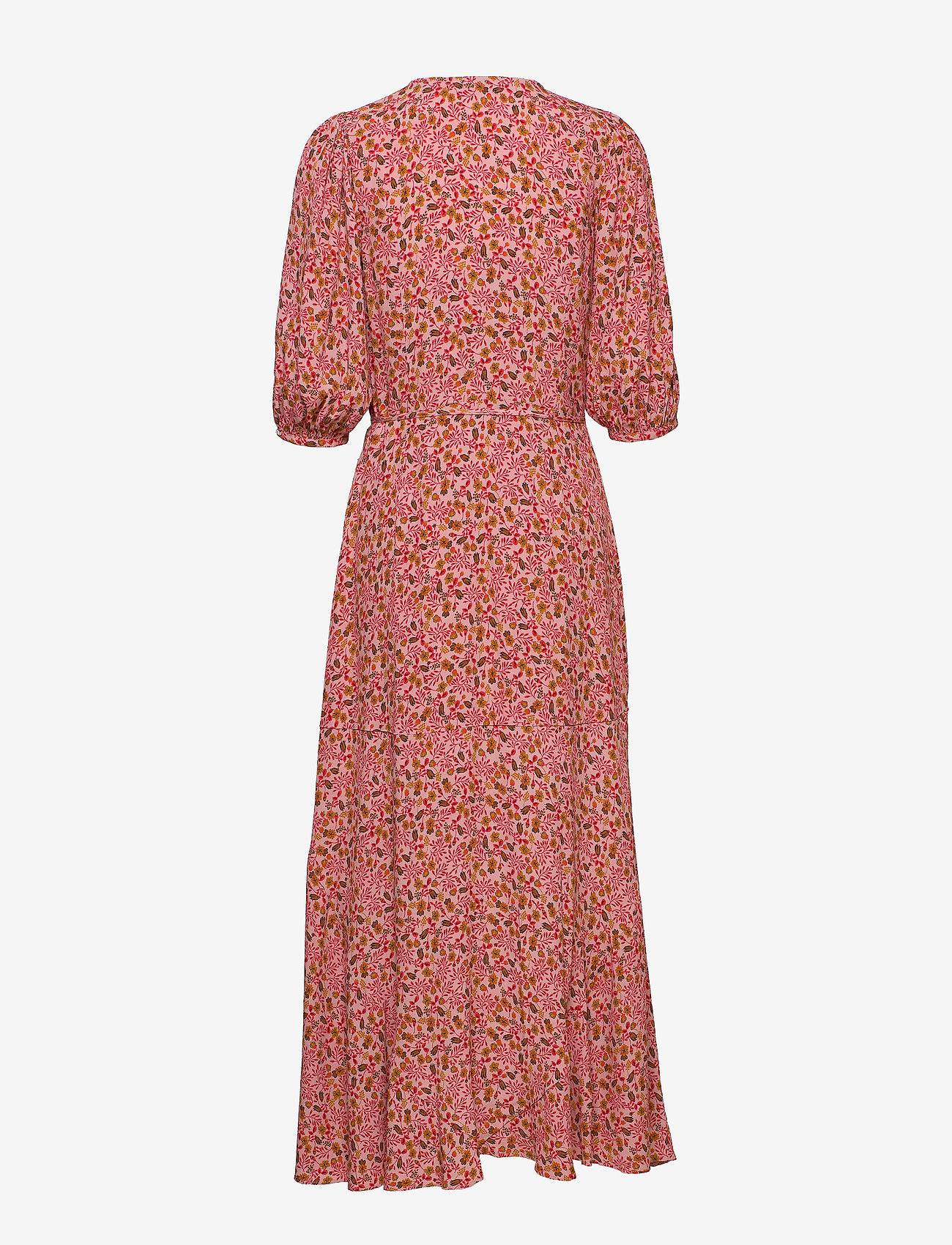 Calvin Klein - PRT 3/4 SLV WRAP MAX - small floral - pink / black - 1