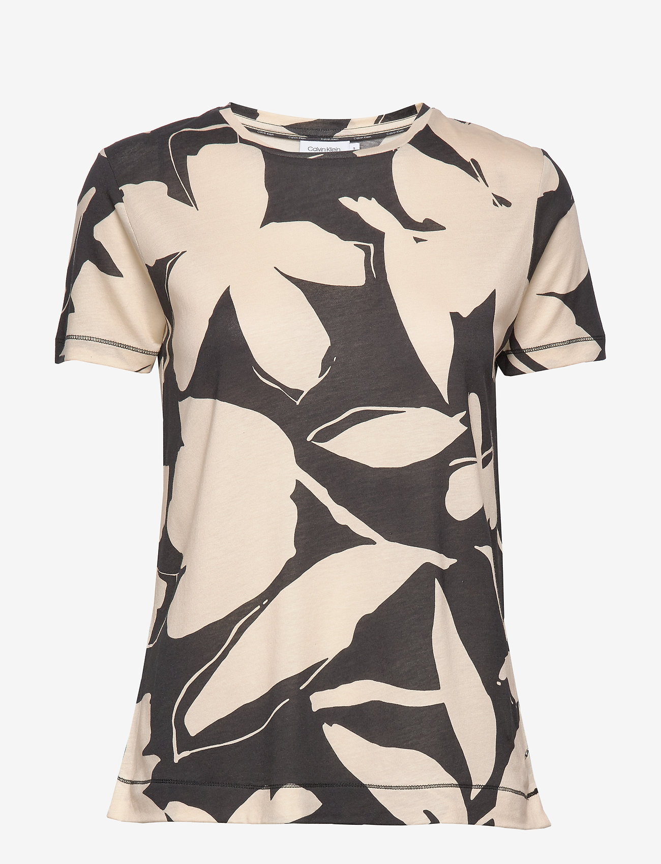 Calvin Klein - ELEVATED PRT SEASONA - bold floral - black / white sm - 0