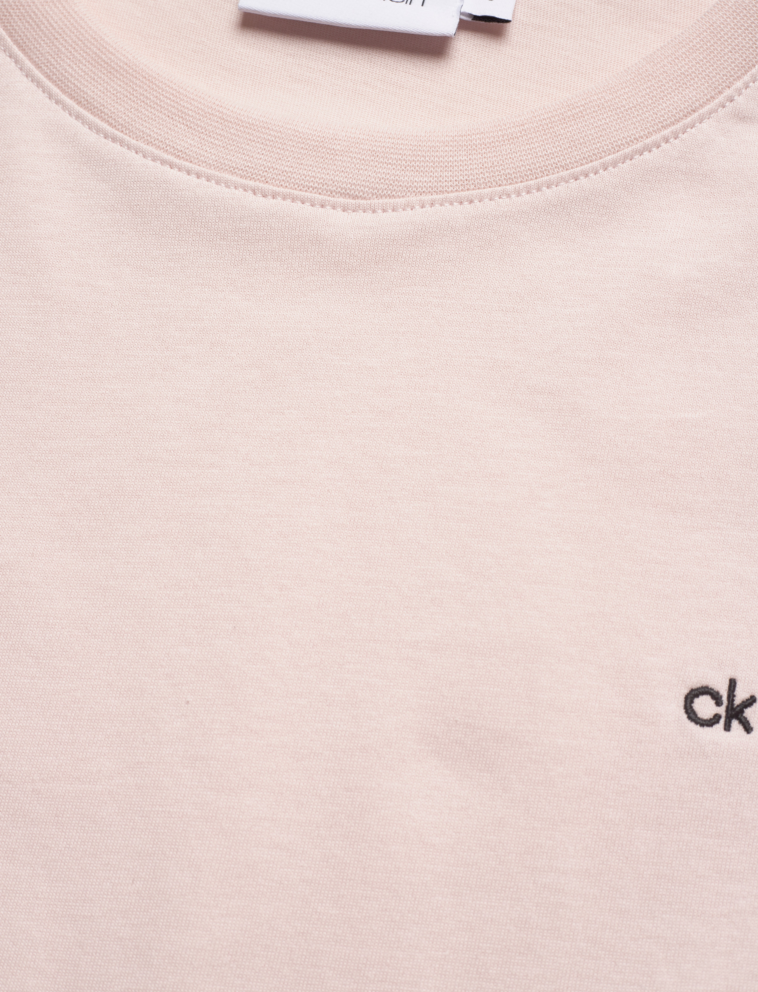Calvin Klein - SMALL LOGO EMBROIDERED TEE C-NK - perfect peach 107-110 - 2
