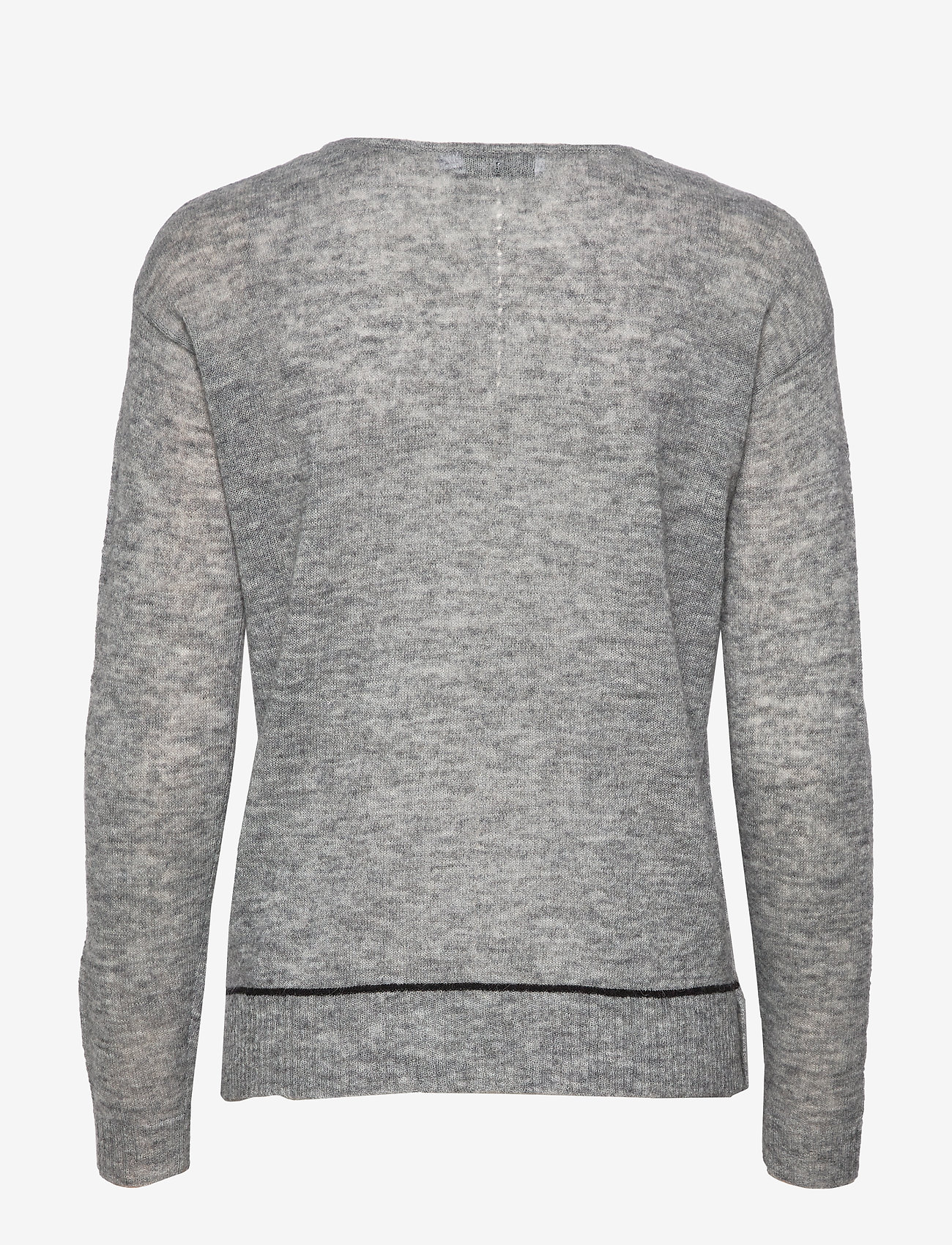 Calvin Klein - LS ALPACA BLEND SWEATER - mid grey heather - 1
