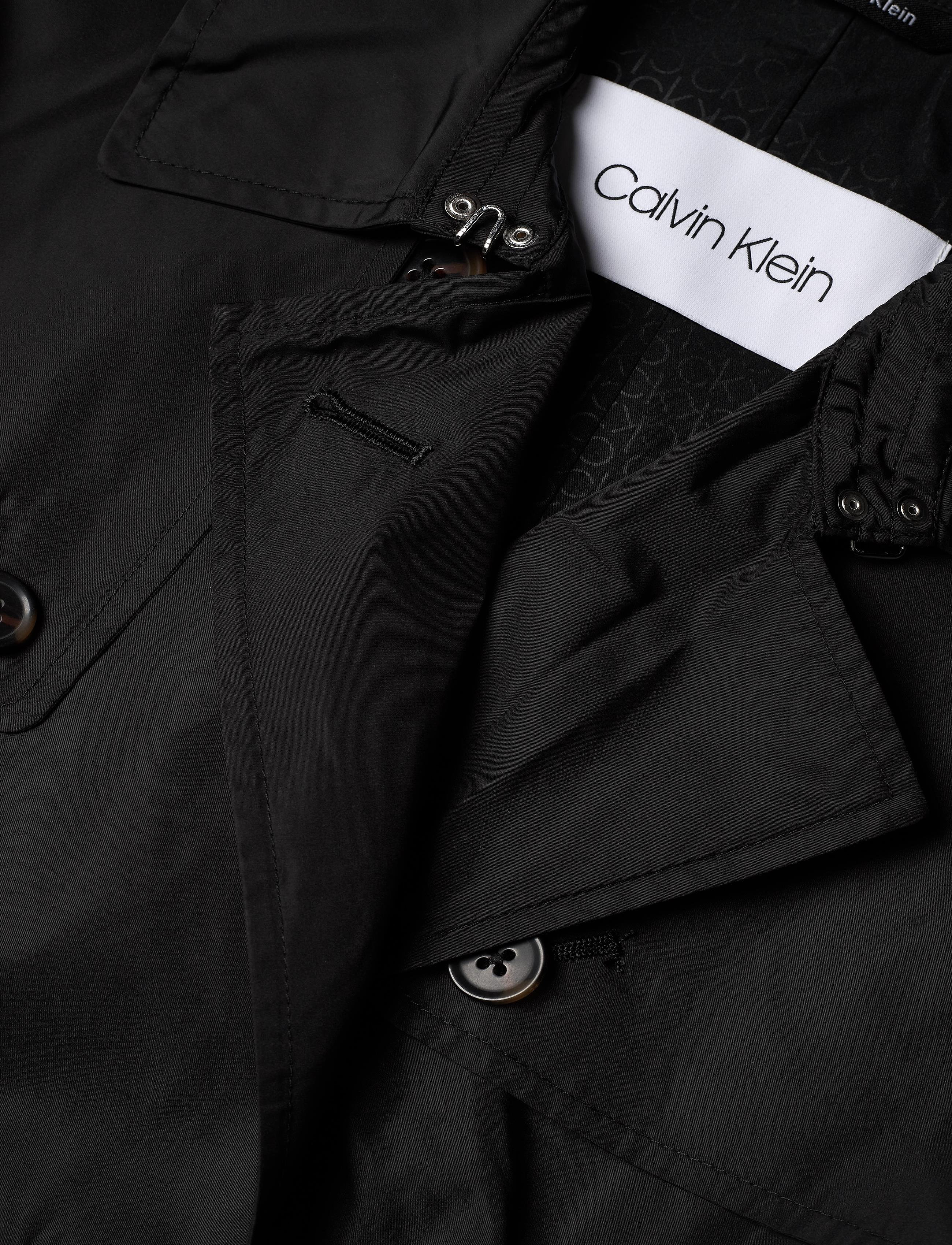 Calvin Klein - LIGHTWEIGHT NYLON TRENCH - ck black - 3