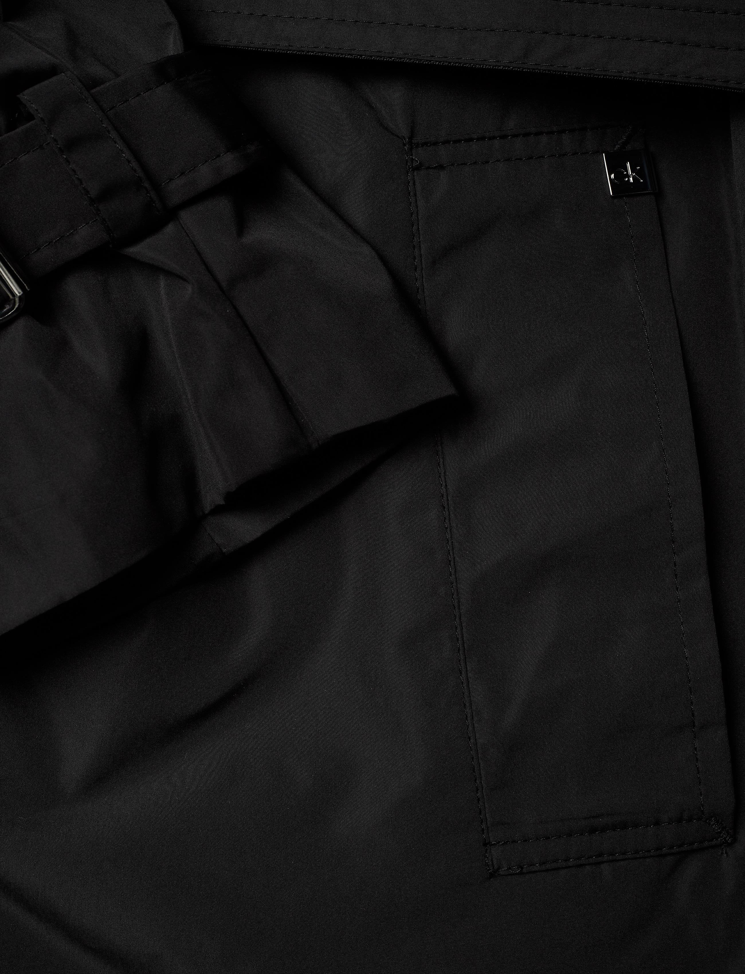Calvin Klein - LIGHTWEIGHT NYLON TRENCH - ck black - 4
