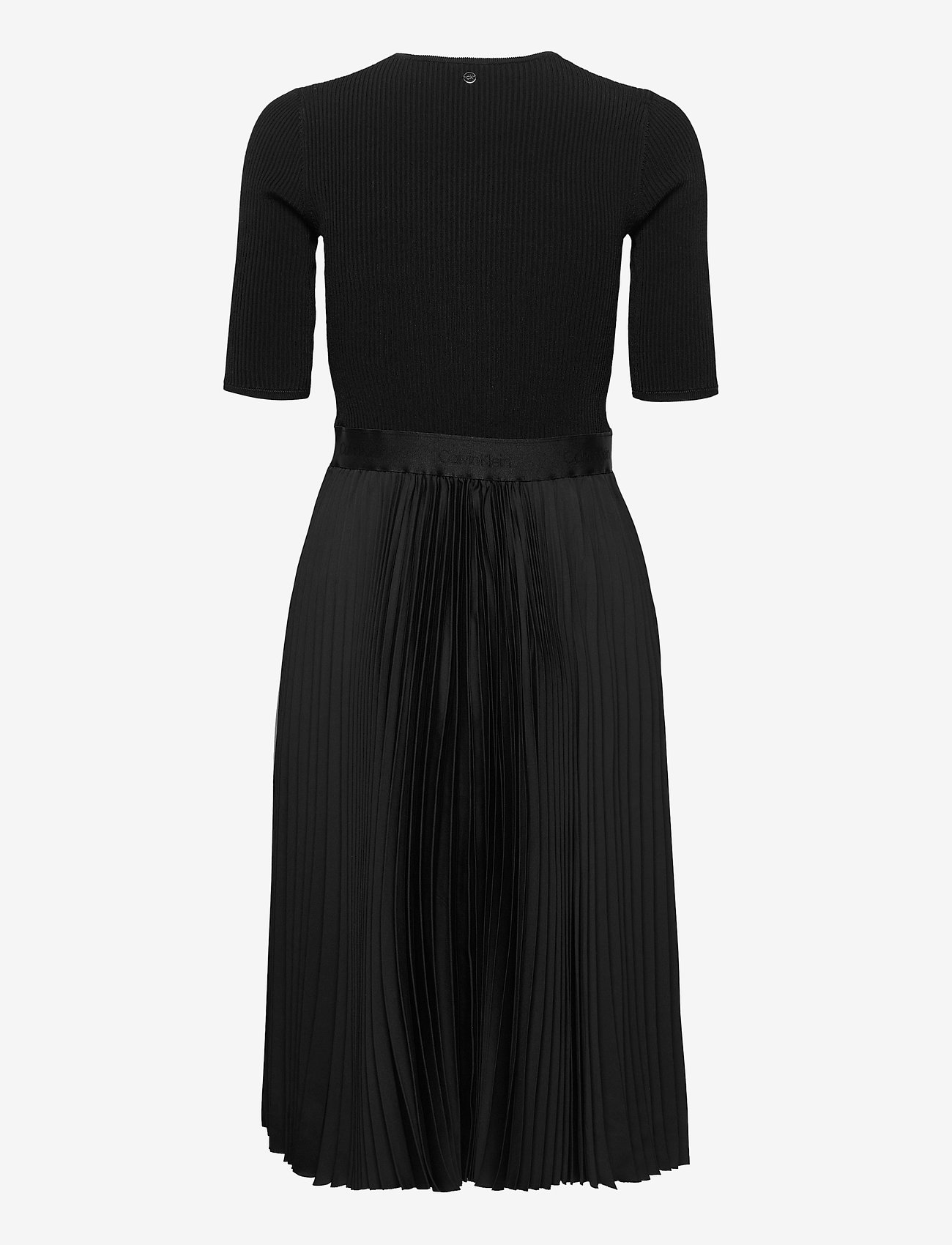 Calvin Klein - NS PLEATED SKIRT MIDI DRESS - ck black - 1