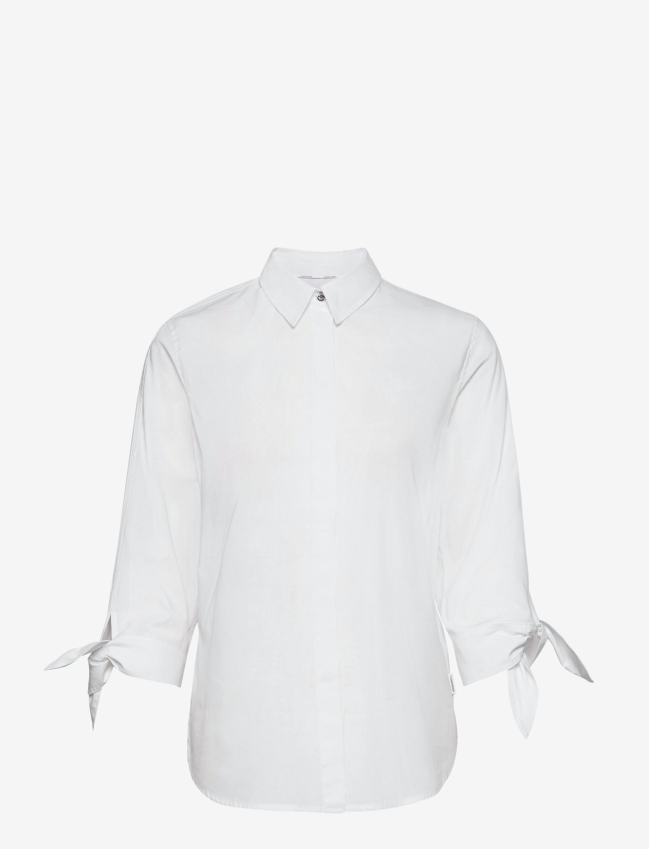 Calvin Klein - SOFT POPLIN 3/4 TIE CUFF SHIRT - bright white - 0