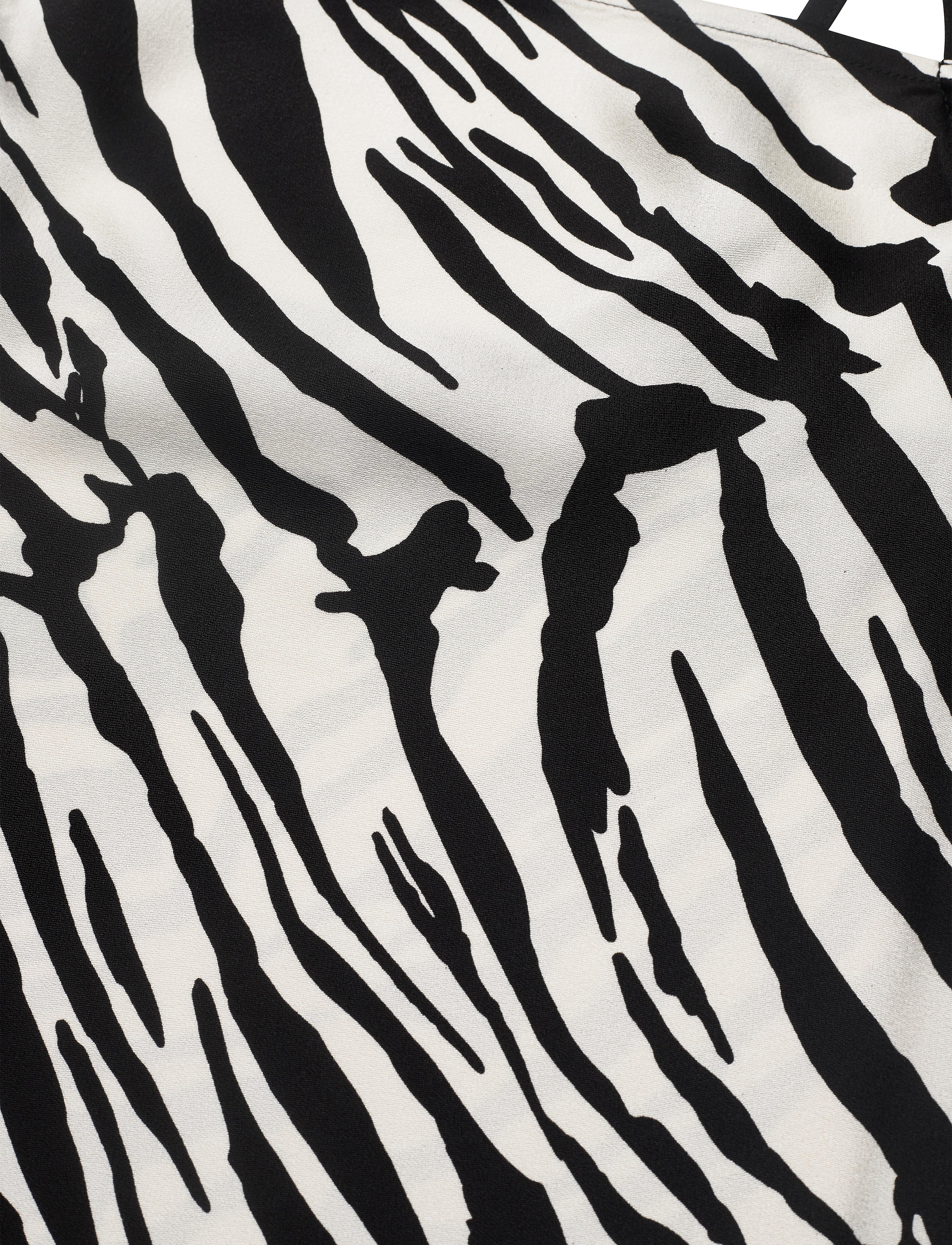 Calvin Klein - PRT ZEBRA CAMI TOP - zebra - black / white - 2
