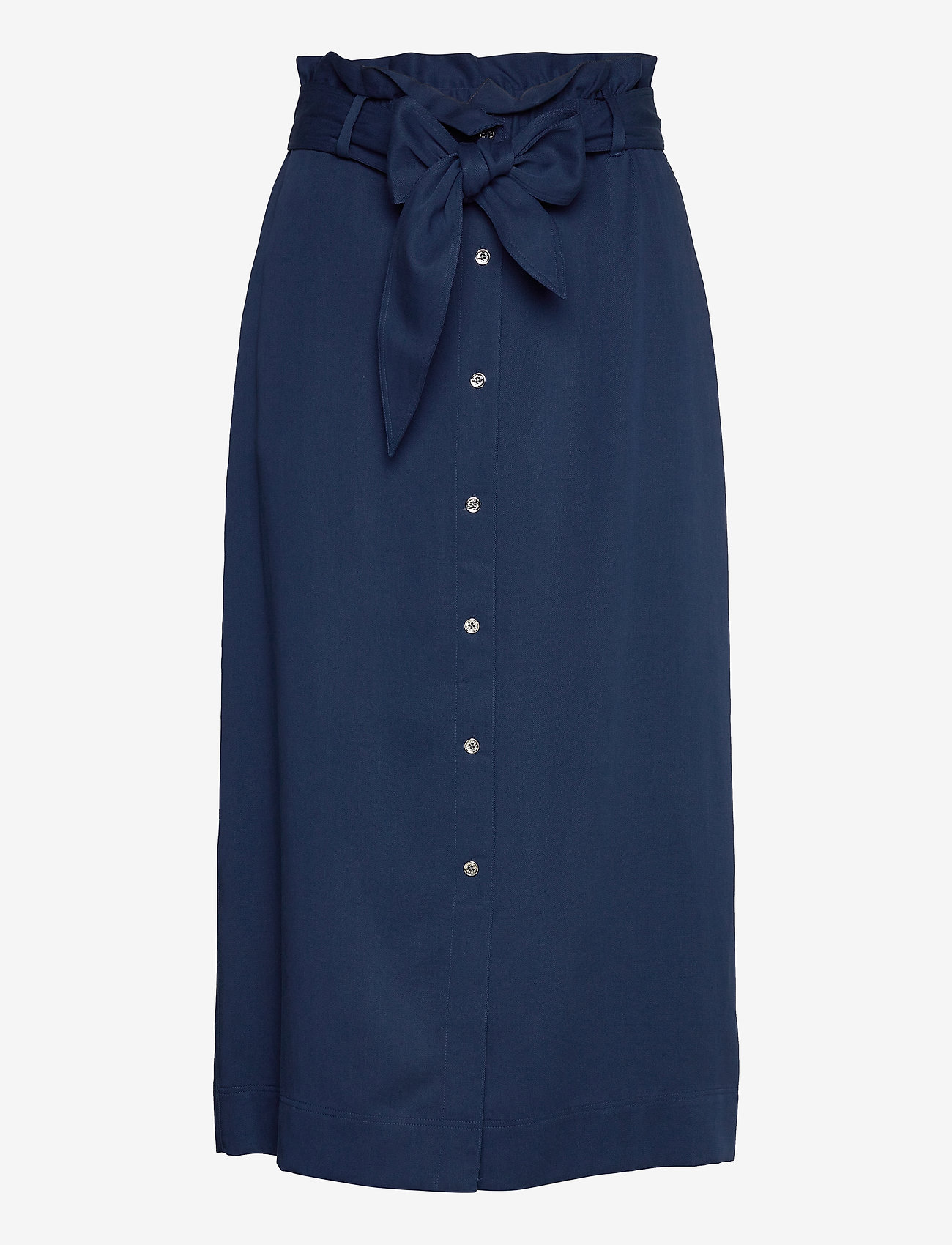 Calvin Klein - TENCEL PAPER BAG SKIRT - blue jean - 0