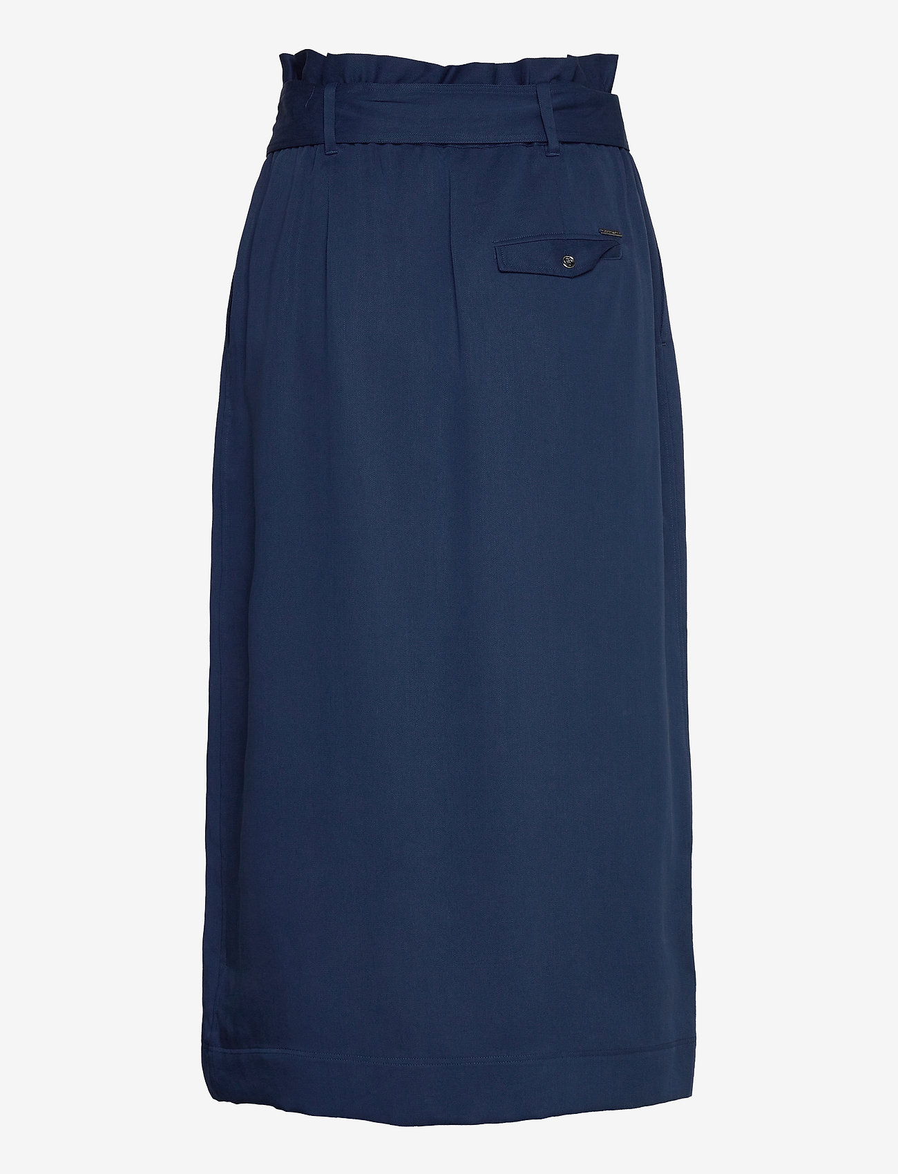 Calvin Klein - TENCEL PAPER BAG SKIRT - blue jean - 1
