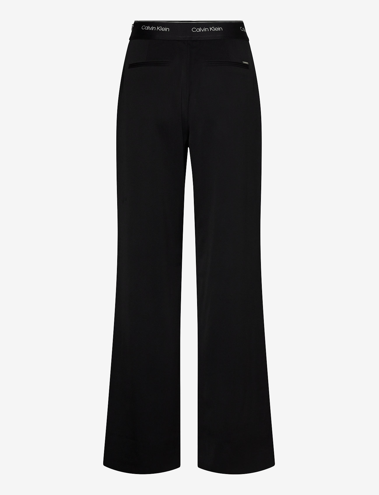 Calvin Klein - ELASTICATED WIDE LEG PANT - ck black - 1