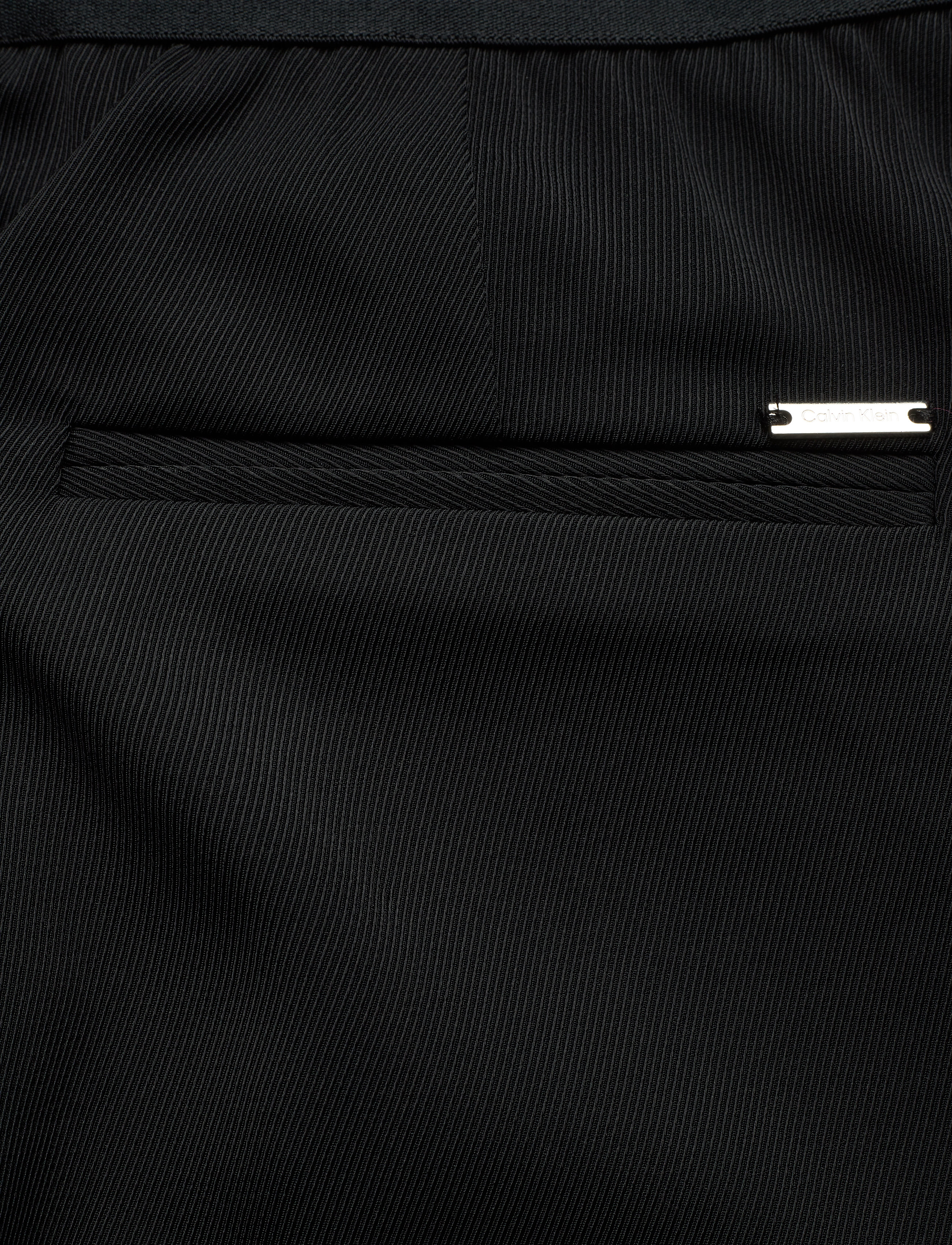 Calvin Klein - ELASTICATED WIDE LEG PANT - ck black - 4
