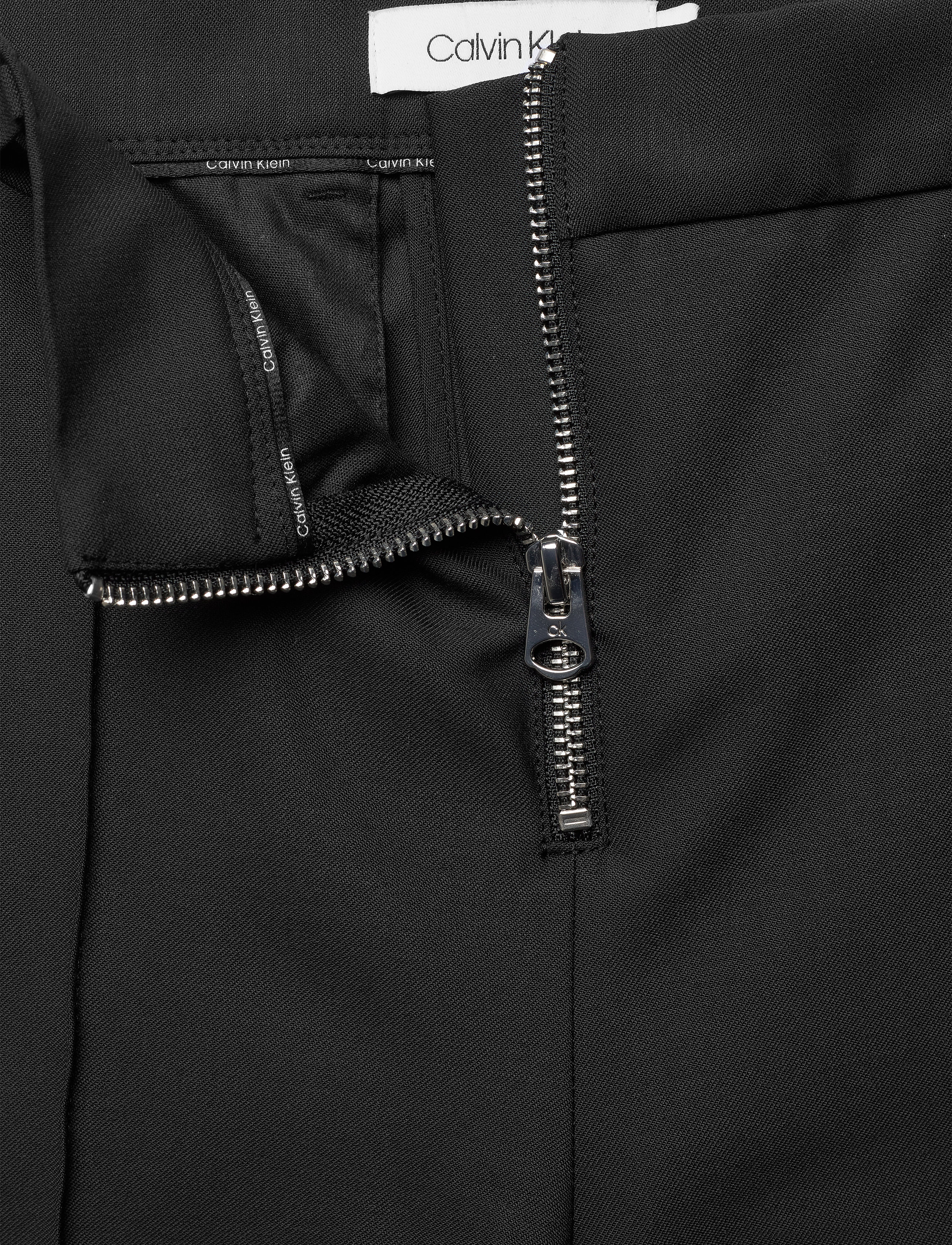 Calvin Klein - ZIP UP CIGARETTE PANT - ck black - 3
